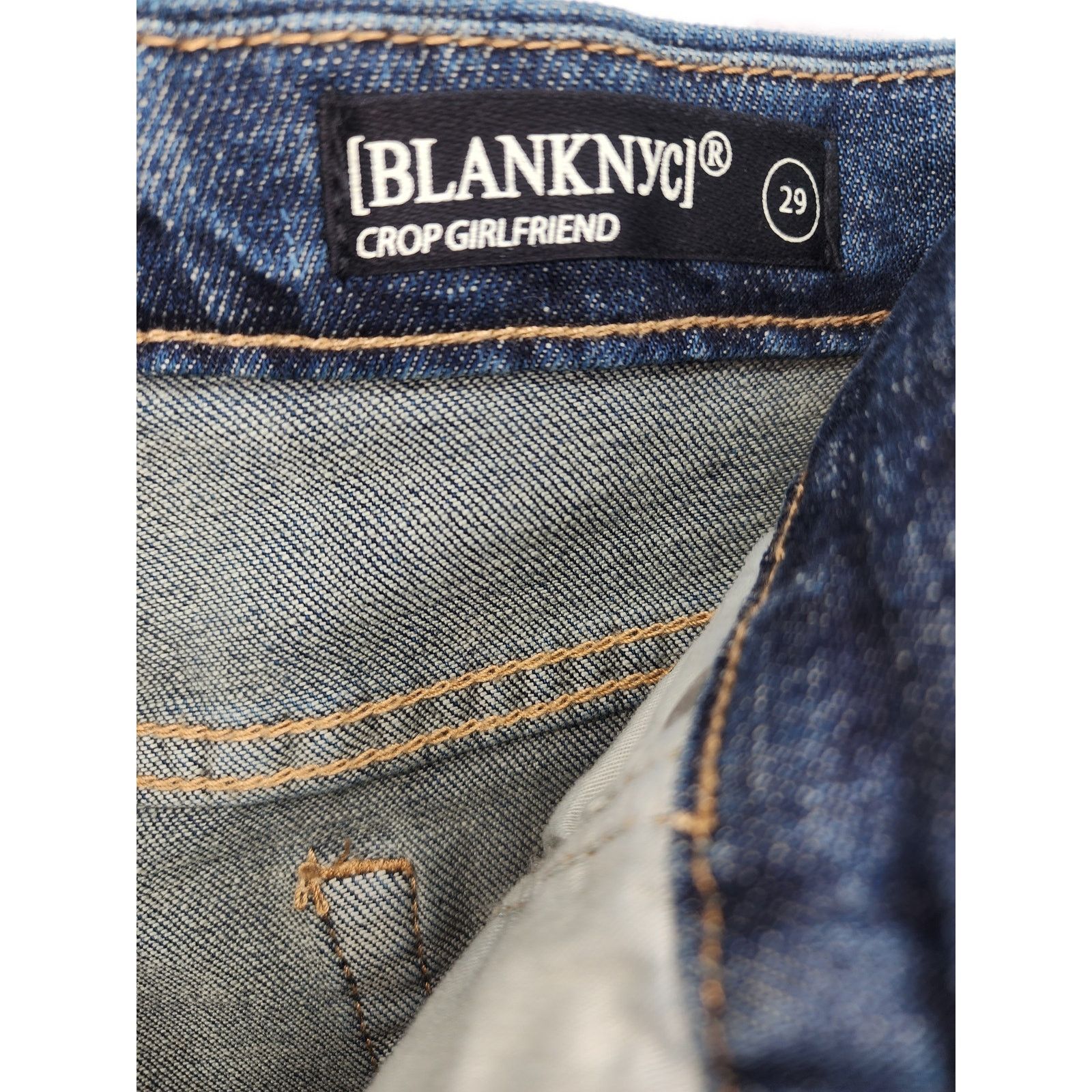 BLANKNYC Blank NYC Let It Roll Distressed Ankle Jeans Women’s Size 29 Size 29" - 8 Thumbnail