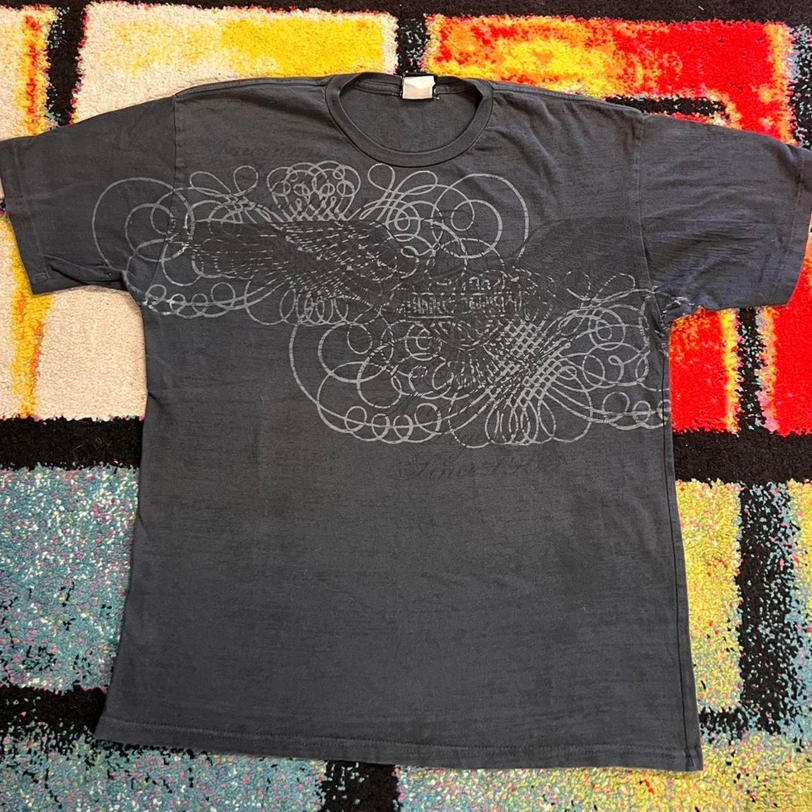 Harley Davidson Harley Davidson Y2K Affliction Style Emo Eagle Large Tee Size US L / EU 52-54 / 3 - 1 Thumbnail