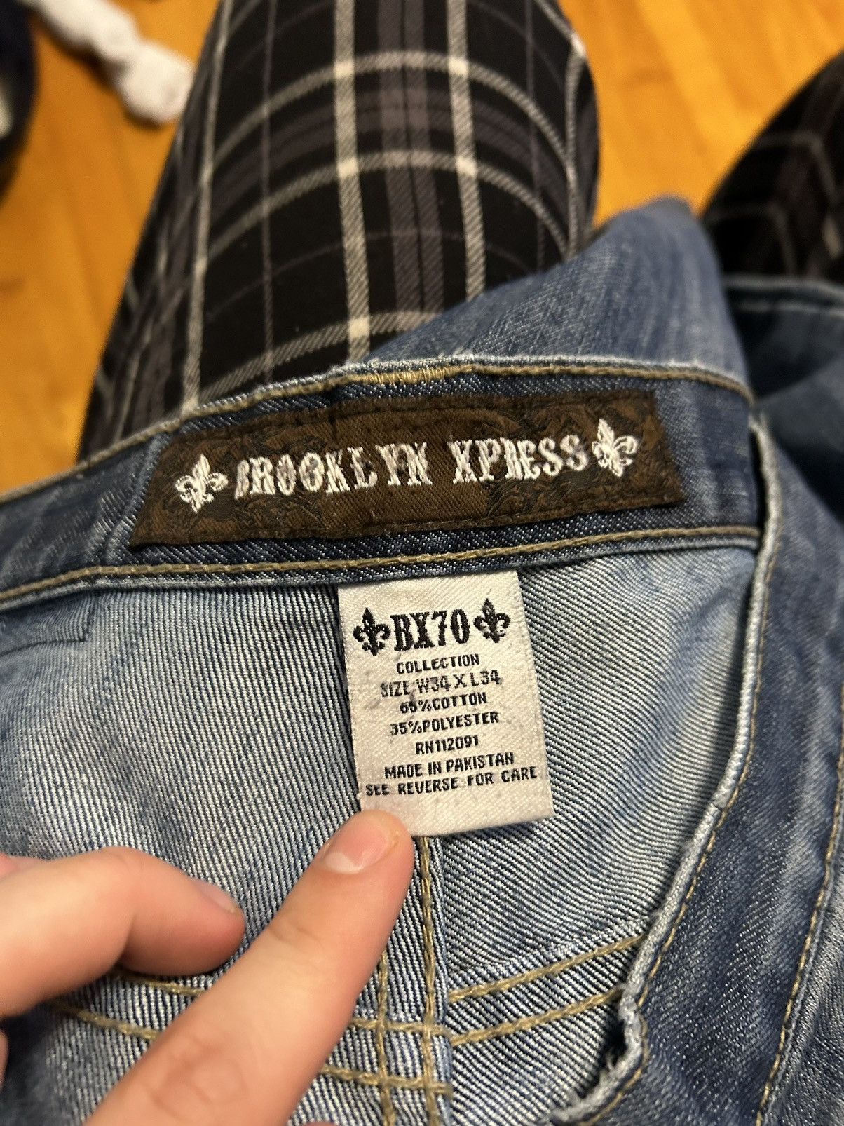 Brooklyn Xpress Baggy Brooklyn Xpress Jeans Size US 34 / EU 50 - 3 Thumbnail