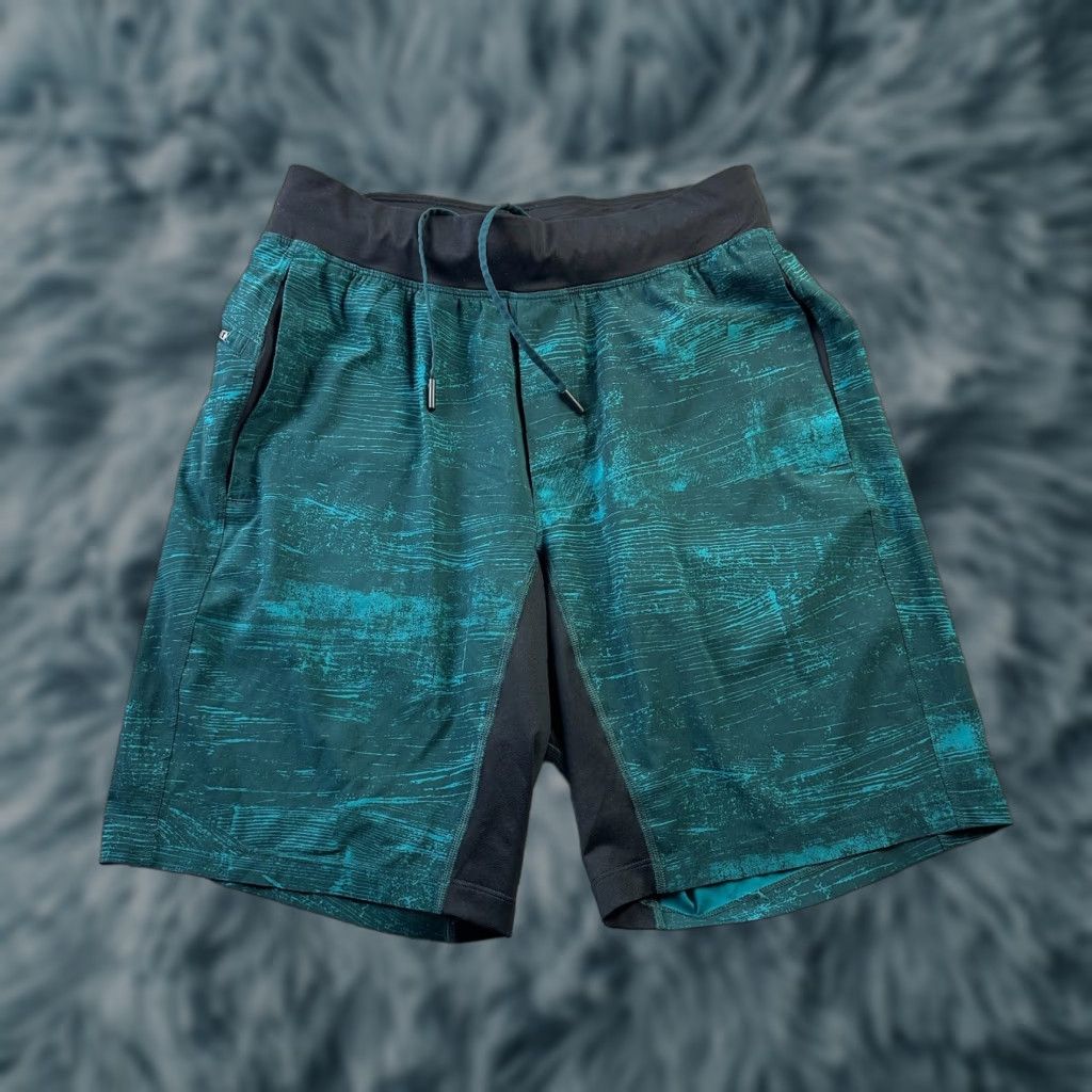 Lululemon Shorts Mens Medium Green Running The Linerless