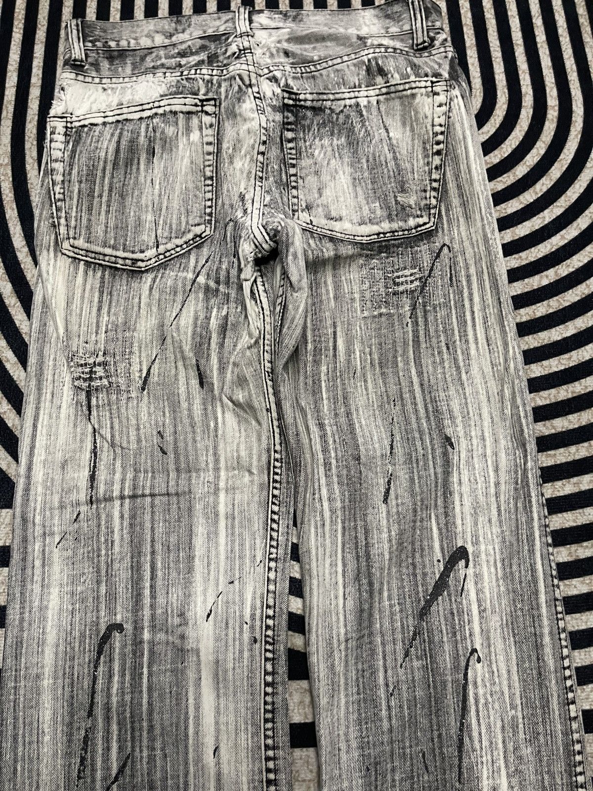 If Six Was Nine 2000s IF SIX WAS NINE STYLE WASHABLE DISTRESSED DENIM JEANS Size US 30 / EU 46 - 12 Thumbnail