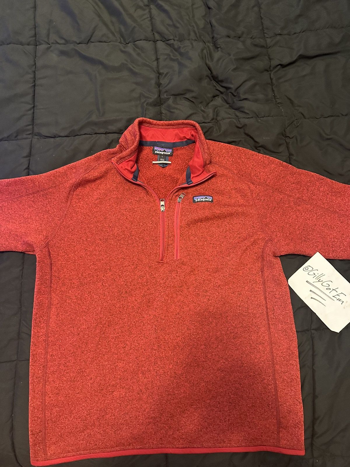 image of Patagonia Men’S Better Sweater 1/4 Zip Pullover - Large Red, Men's