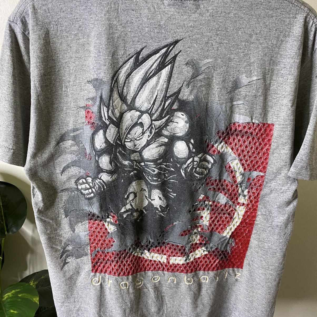 Anime Vintage 2002 Dragon Ball Z Goku Crazy Graphic Tee Size US M / EU 48-50 / 2 - 2 Thumbnail