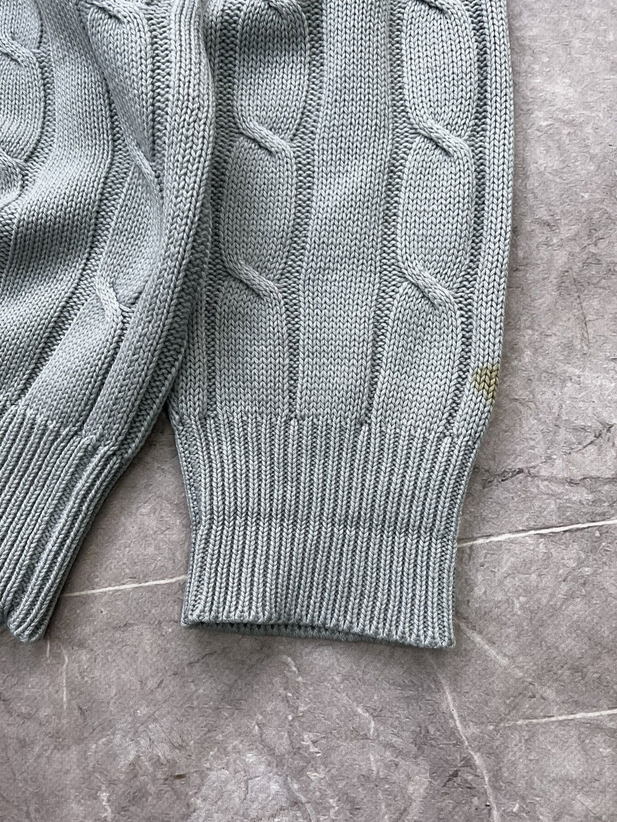 Lacoste × Vintage Vintage Lacoste Knit Wool Vneck Cardigan Sweater Size US L / EU 52-54 / 3 - 5 Thumbnail