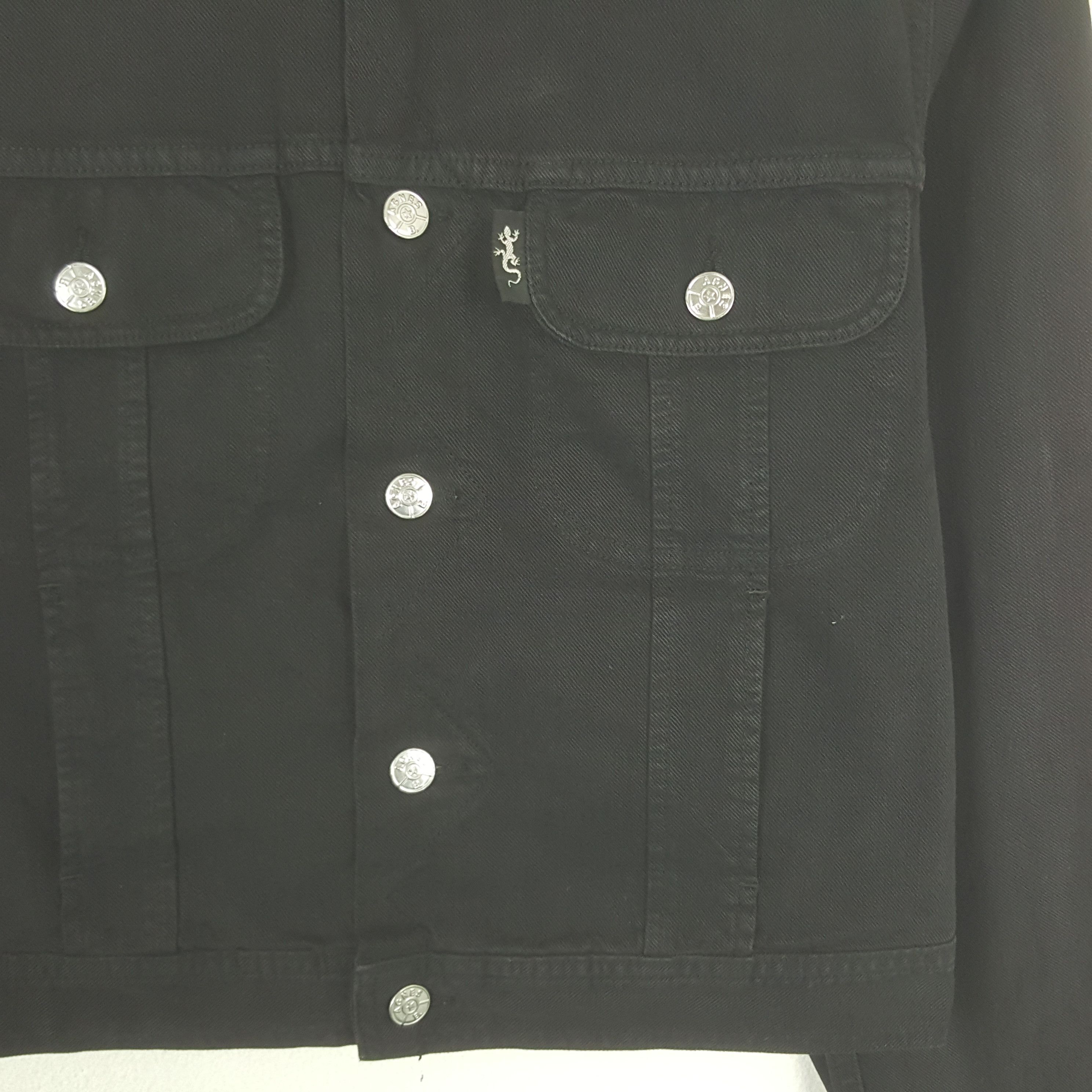 agnes b. Vintage Agnes b Paris Jeans Button Bikers Jacket Size US S / EU 44-46 / 1 - 2 Thumbnail