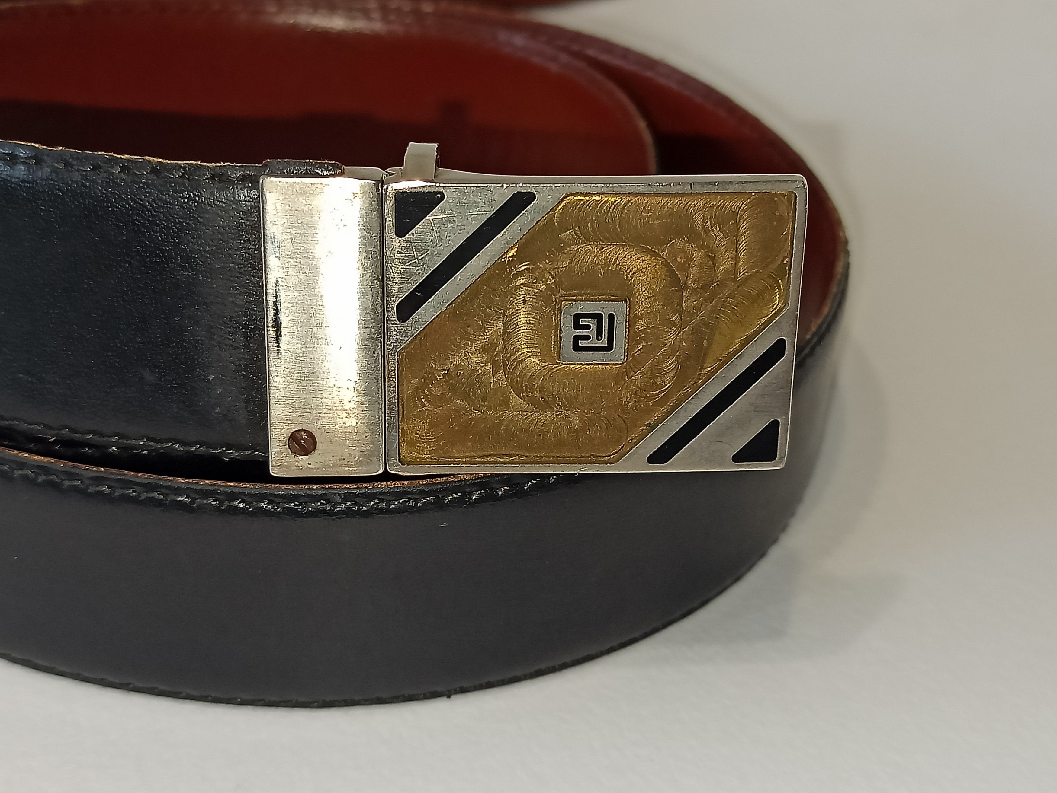Vintage Pierre Balmain leather belt This vintage Pierre Balmain Cintura Vita Alta in... | Depop main image 2