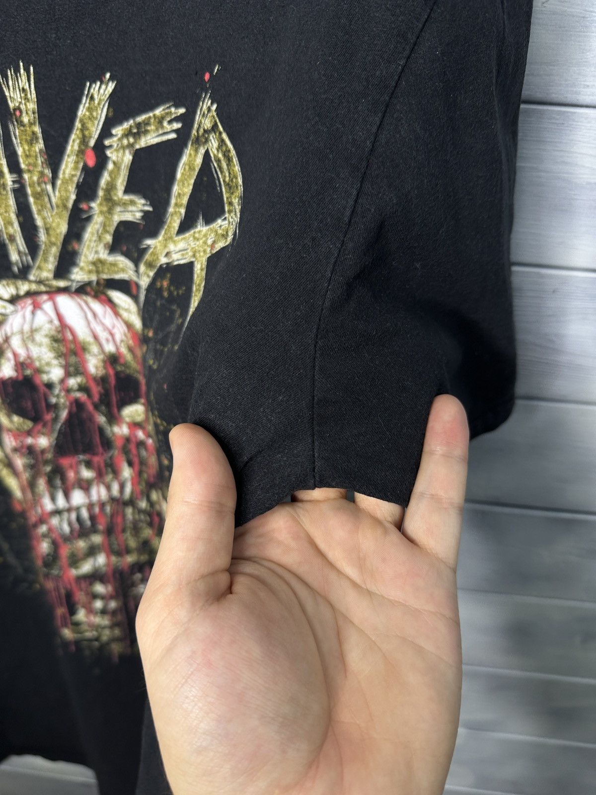 Band Tees Rare Vintage T-Shirt Slayer Bloody Skull Y2K Opium Size US L / EU 52-54 / 3 - 4 Thumbnail