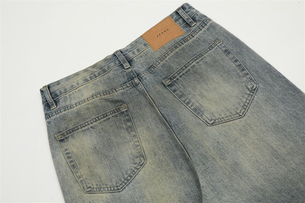 Japanese Brand × Vintage Men's punk distressed loose casual flared ripped jeans Size US 32 / EU 48 - 5 Thumbnail