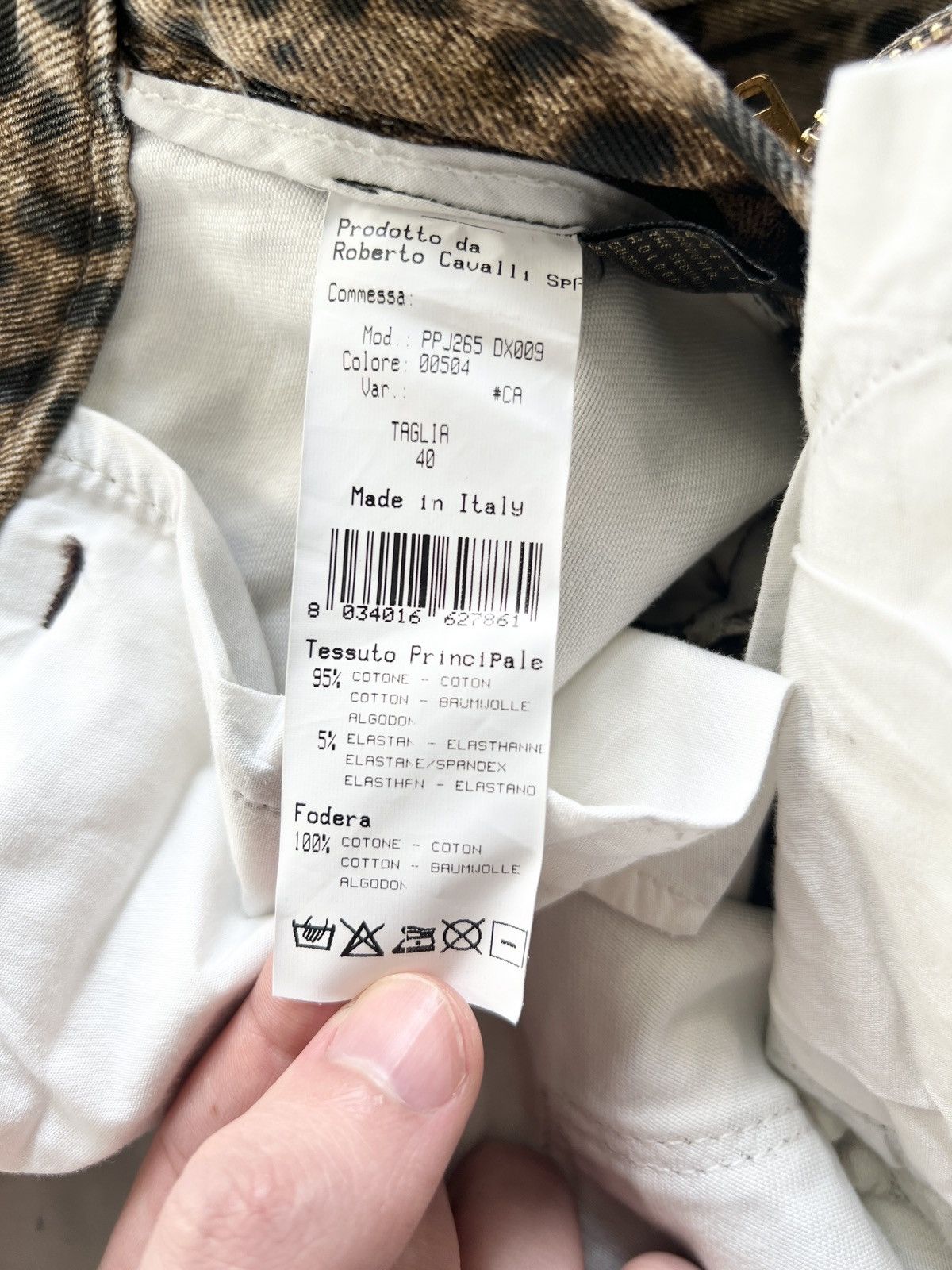 Roberto Cavalli VINTAGE ROBERTO CAVALLI LEOPARD JEANS print y2k Size 27" / US 4 / IT 40 - 7 Thumbnail