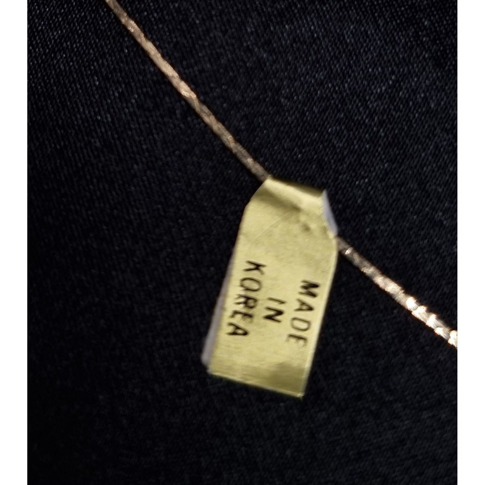 Vintage Vintage 1980s-90s Made In Korea Gold Plated Necklace With Re Size ONE SIZE - 7 Thumbnail