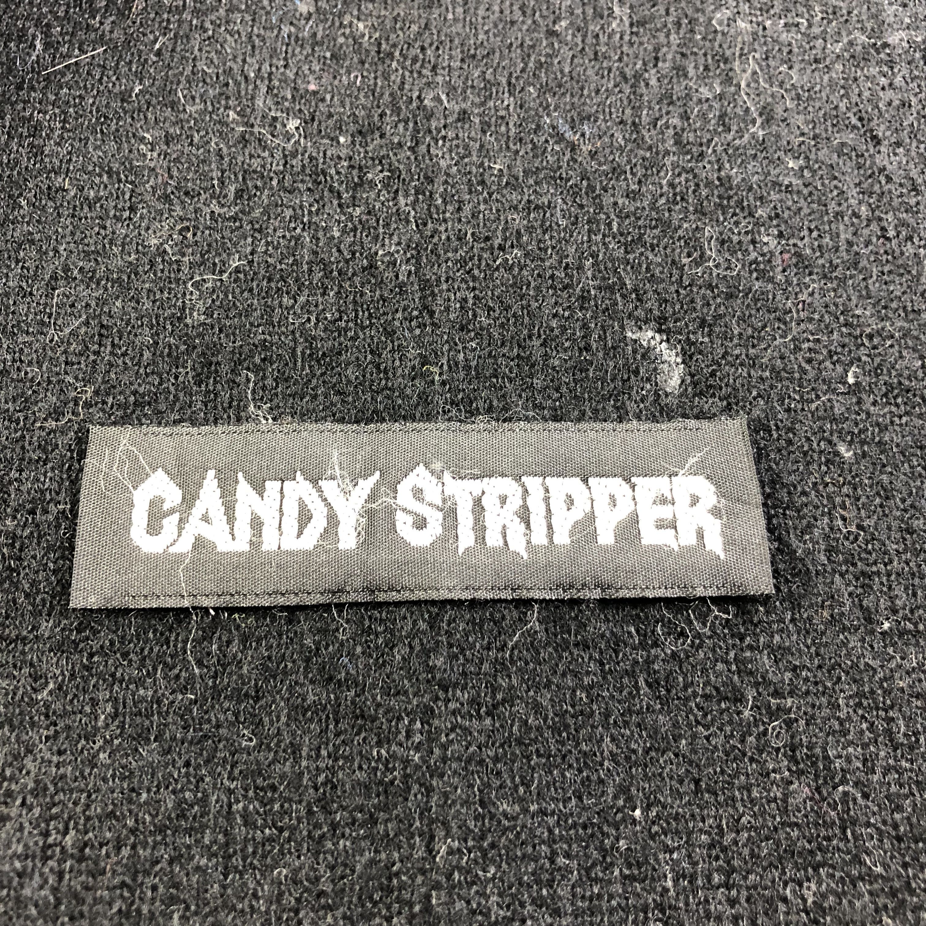 Vintage Candy Stripper Wool Scarf Muffler V1907 Size ONE SIZE - 5 Thumbnail