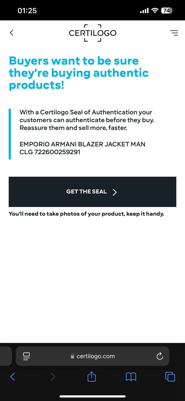 Emporio Armani Vintage Emporio Armani Linen Blazer Jacket — Made in Italy Size 46R - 24 Thumbnail