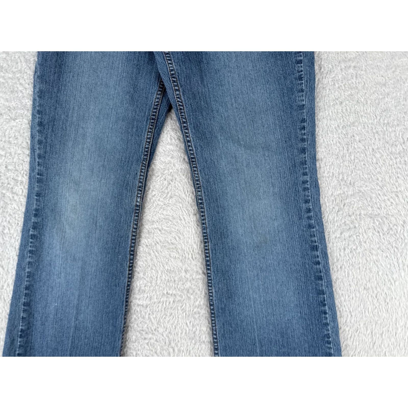Mossimo Mossimo Premium Jeans Womens 6 Blue Denim Bootcut Mid Rise Cotton Blend 28x25 Size 28" / US 6 / IT 42 - 3 Thumbnail