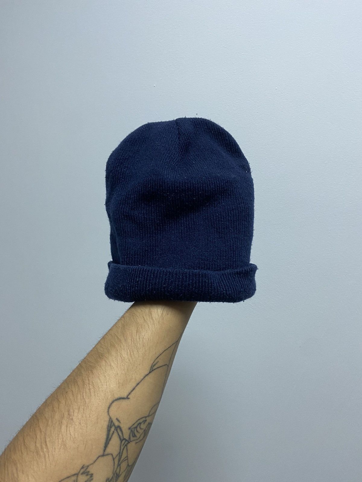 Nike × Vintage Nike Hat Vintage Beanie Small Embroidered Swoosh Logo Size ONE SIZE - 2 Thumbnail
