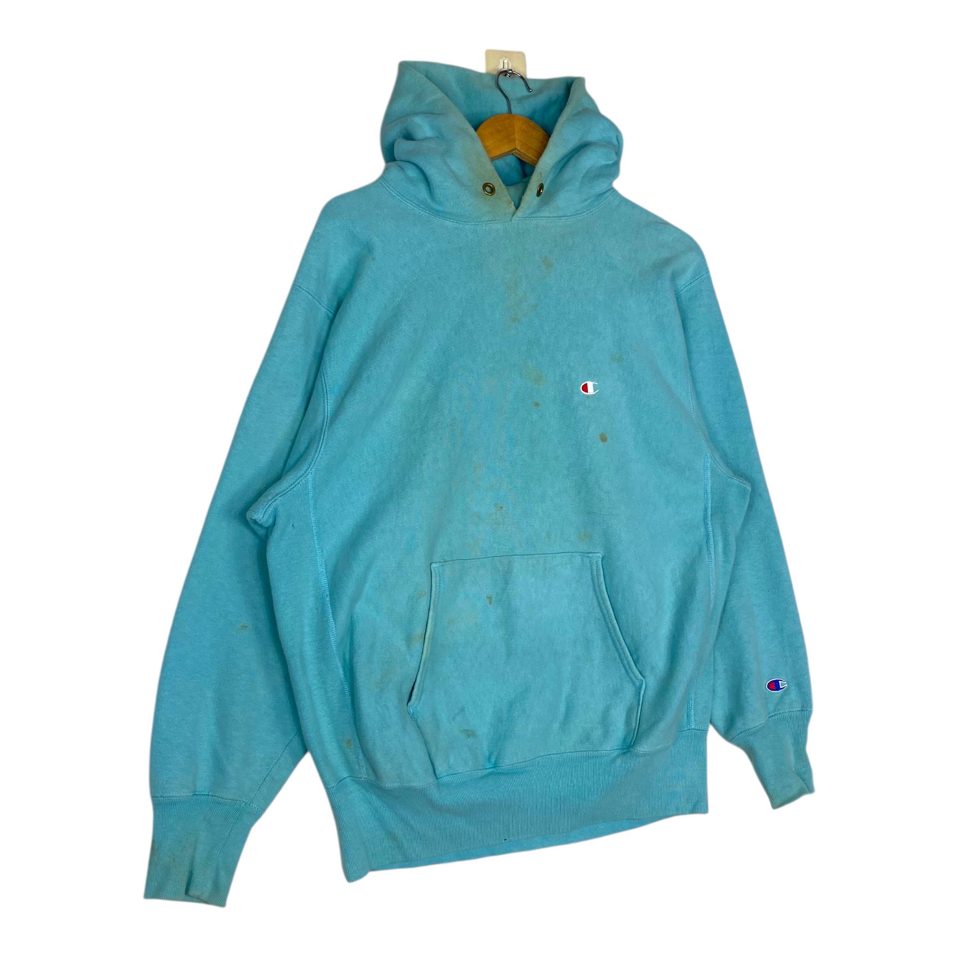 Champion 💥 90s CHAMPION REVERSE WEAVE HOODED PULLOVER Size US L / EU 52-54 / 3 - 4 Thumbnail