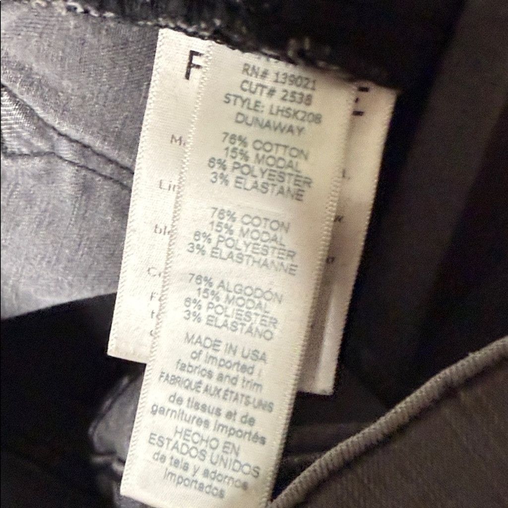 Frame Frame Dunaway high waisted ale high skinny gray jeans sz 27 Size 27" / US 4 / IT 40 - 9 Thumbnail
