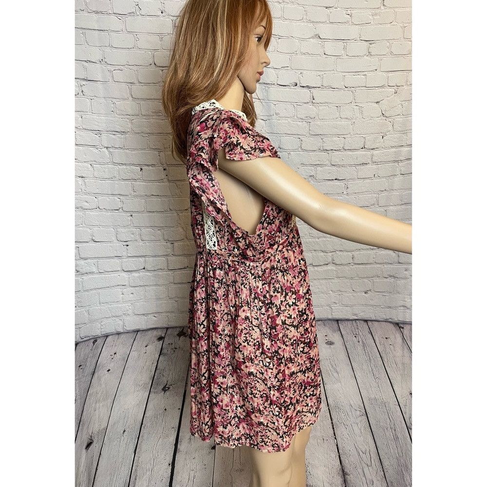Free People NWT New $88 Free People Eva Cotton Tunic Top Cherry Dress S Size S / US 4 / IT 40 - 4 Thumbnail