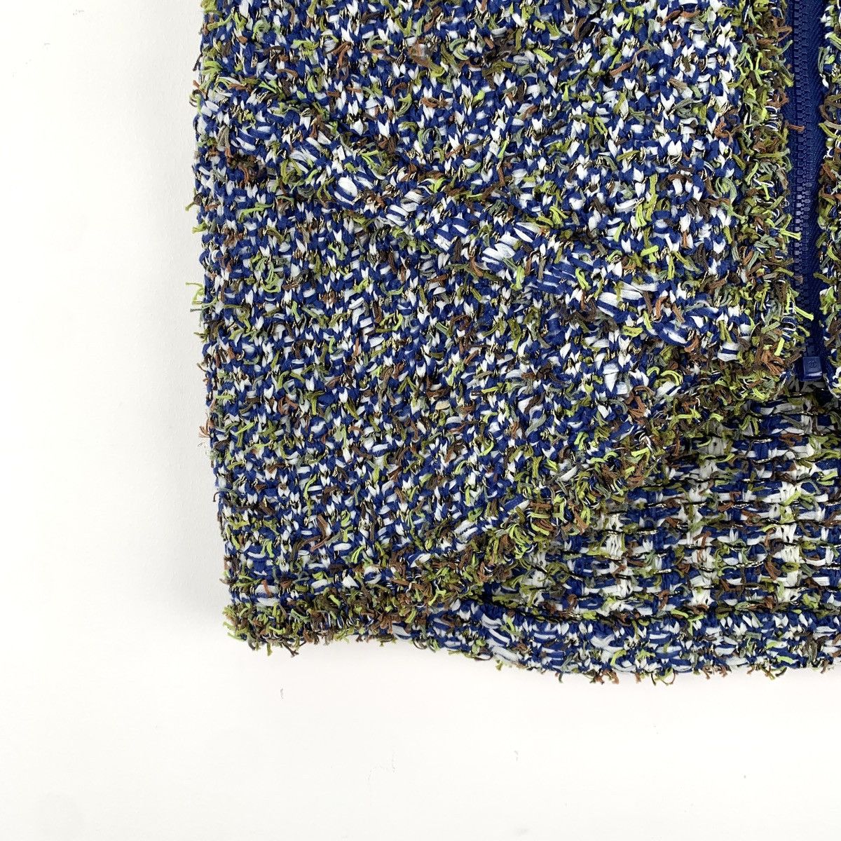 Chanel Chanel Blue Woven Tweed Mini Skirt K26WX Size 25" / US 0 / IT 36 - 4 Thumbnail