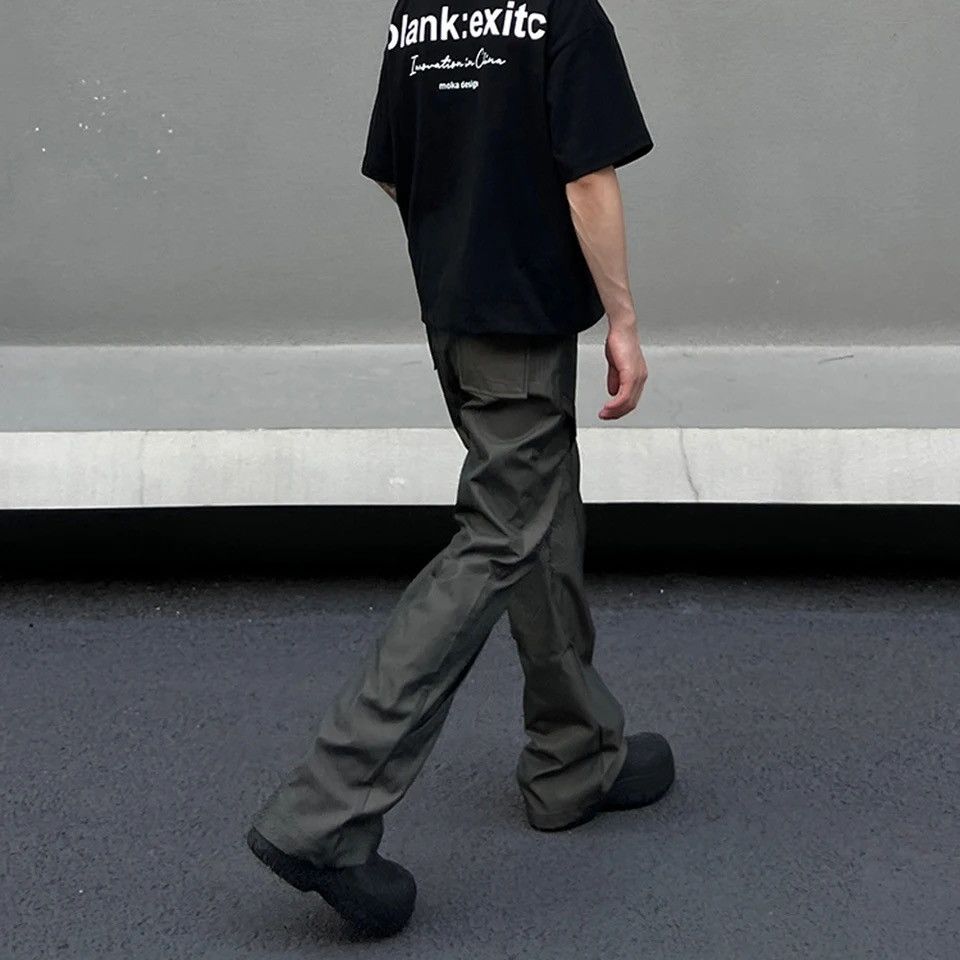 Vintage Baggy Straight-leg Fashion Pantalones Hombre Streetwear Pant Size US 32 / EU 48 - 2 Thumbnail