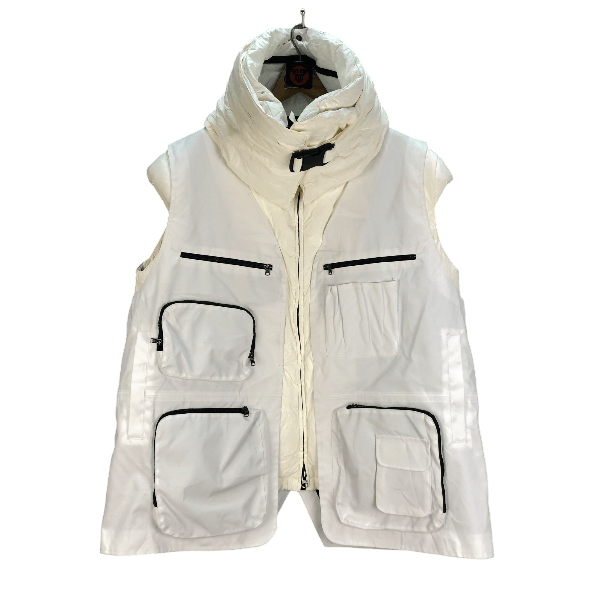 Colmar Colmar A.G.E. by Shayne Oliver White Utility Vest #6509-70 Size US XXL / EU 58 / 5 - 6 Thumbnail