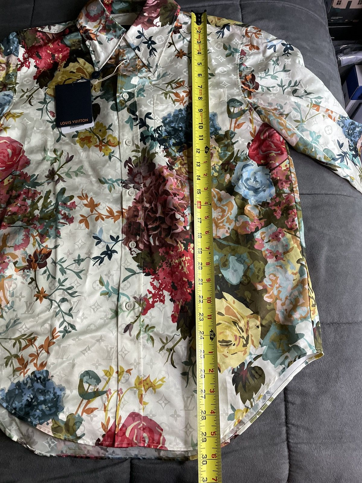 Louis Vuitton Louis Vuitton Monogram Flower Silk Shirt Size US M / EU 48-50 / 2 - 6 Thumbnail