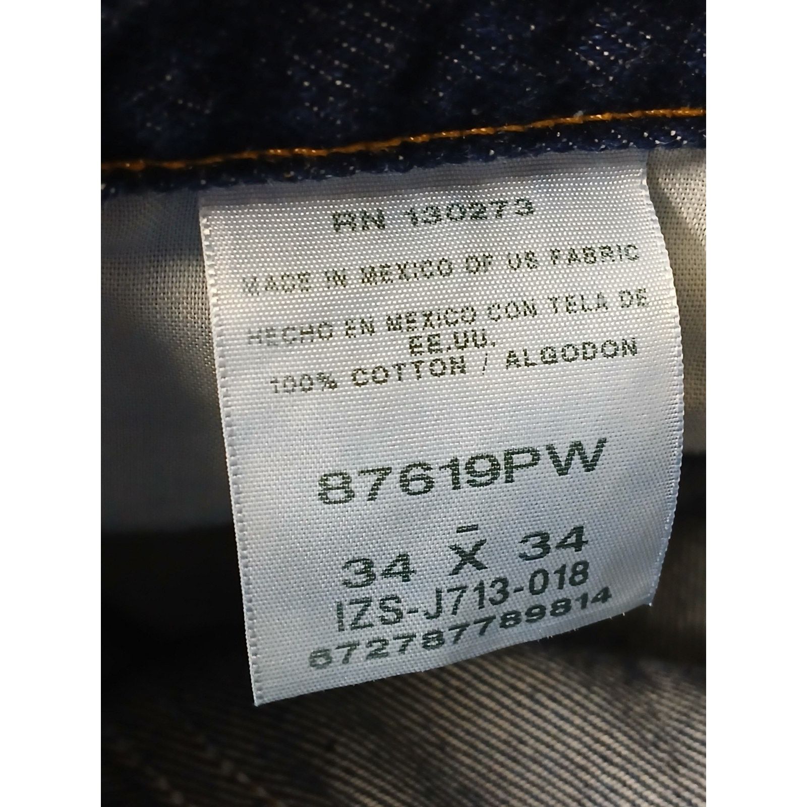 Rustler Rustler 34x34 Dress Comfort Casual Straight Blue Jeans/Pants Size US 34 / EU 50 - 11 Thumbnail