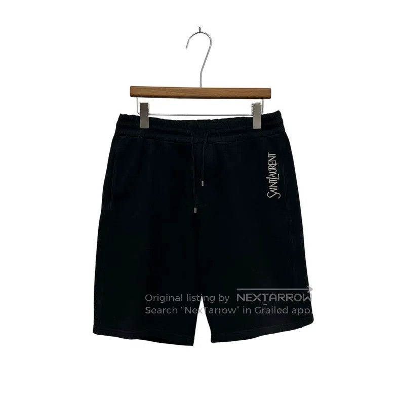 Saint Laurent Paris Saint Laurent Paris size S Embroidered Letter Short Pants Size US 27 - 1 Thumbnail