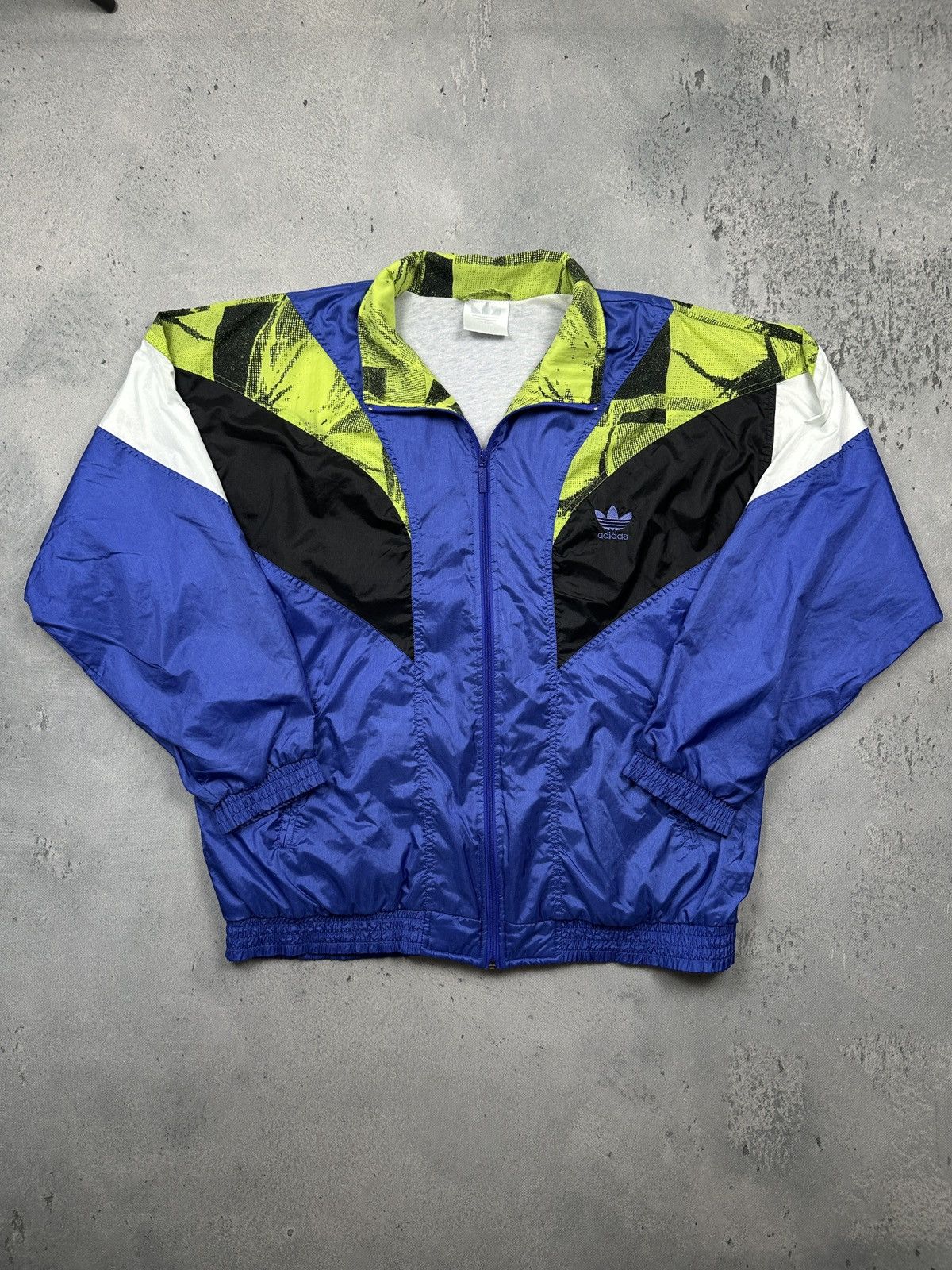 Adidas Vintage adidas Originals 90s Windbreaker Jacket Full-Zip 80s Size US XL / EU 56 / 4 - 1 Thumbnail