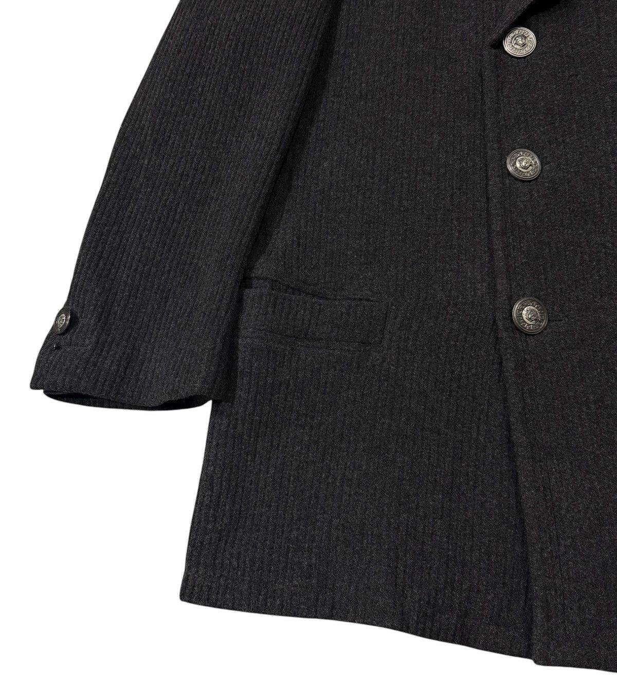 Versace RARE! Vintage Gianni Versace Laine Wool Double Breast Jacket Size US L / EU 52-54 / 3 - 4 Thumbnail