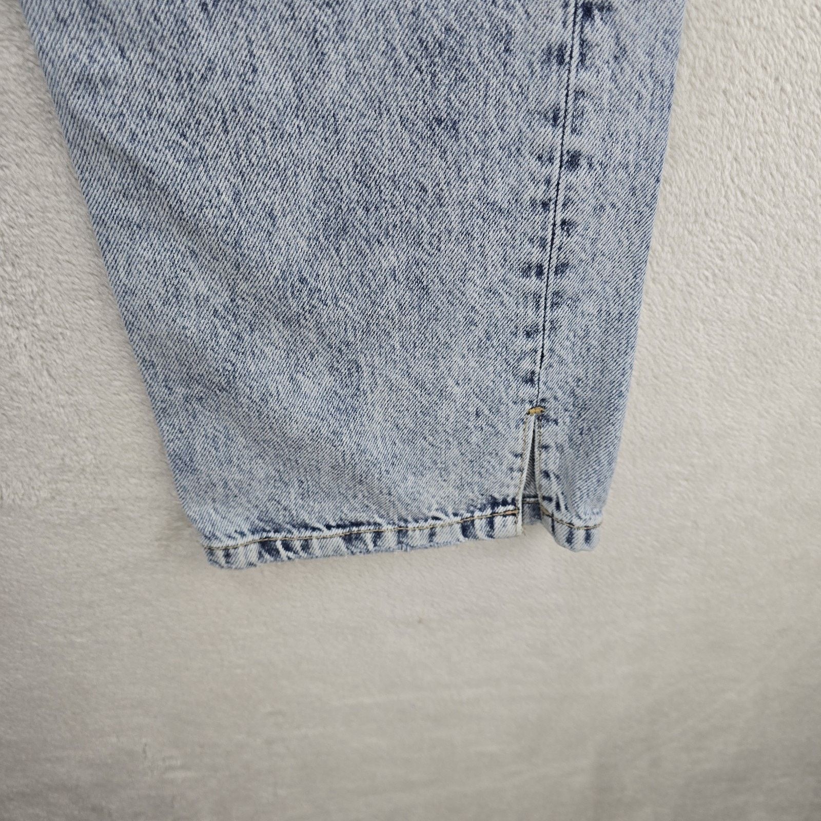 Free People We The Free Jeans Womens 27 Straight Leg Distressed 27x32 Size 27" / US 4 / IT 40 - 4 Thumbnail