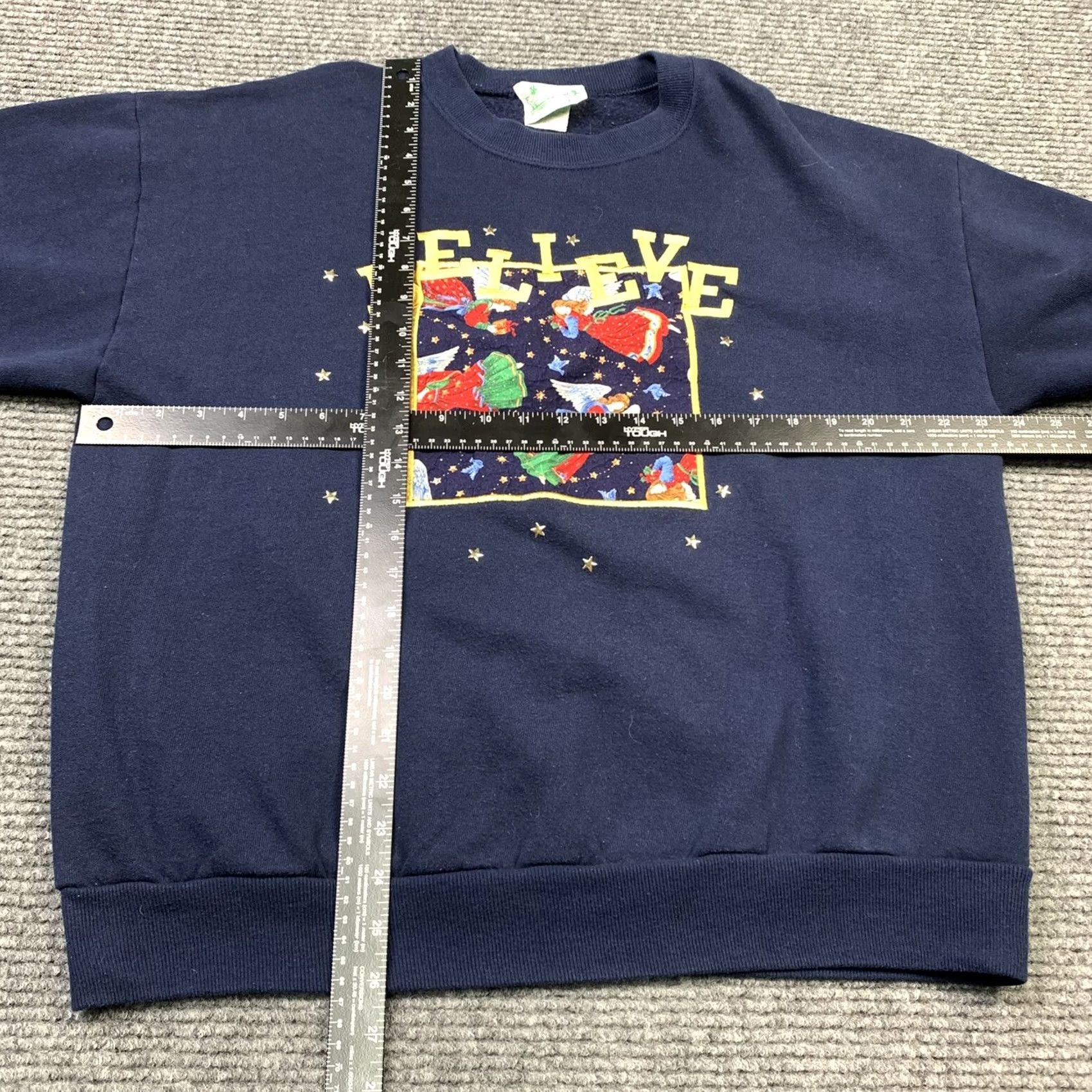 Quacker Factory VINTAGE The Quacker Factory Sweatshirt Crewneck Blue Angels Embroidered Christmas 90s Ladies L Warm Everyday Mens Womens Girls Size L / US 10 / IT 46 - 4 Thumbnail