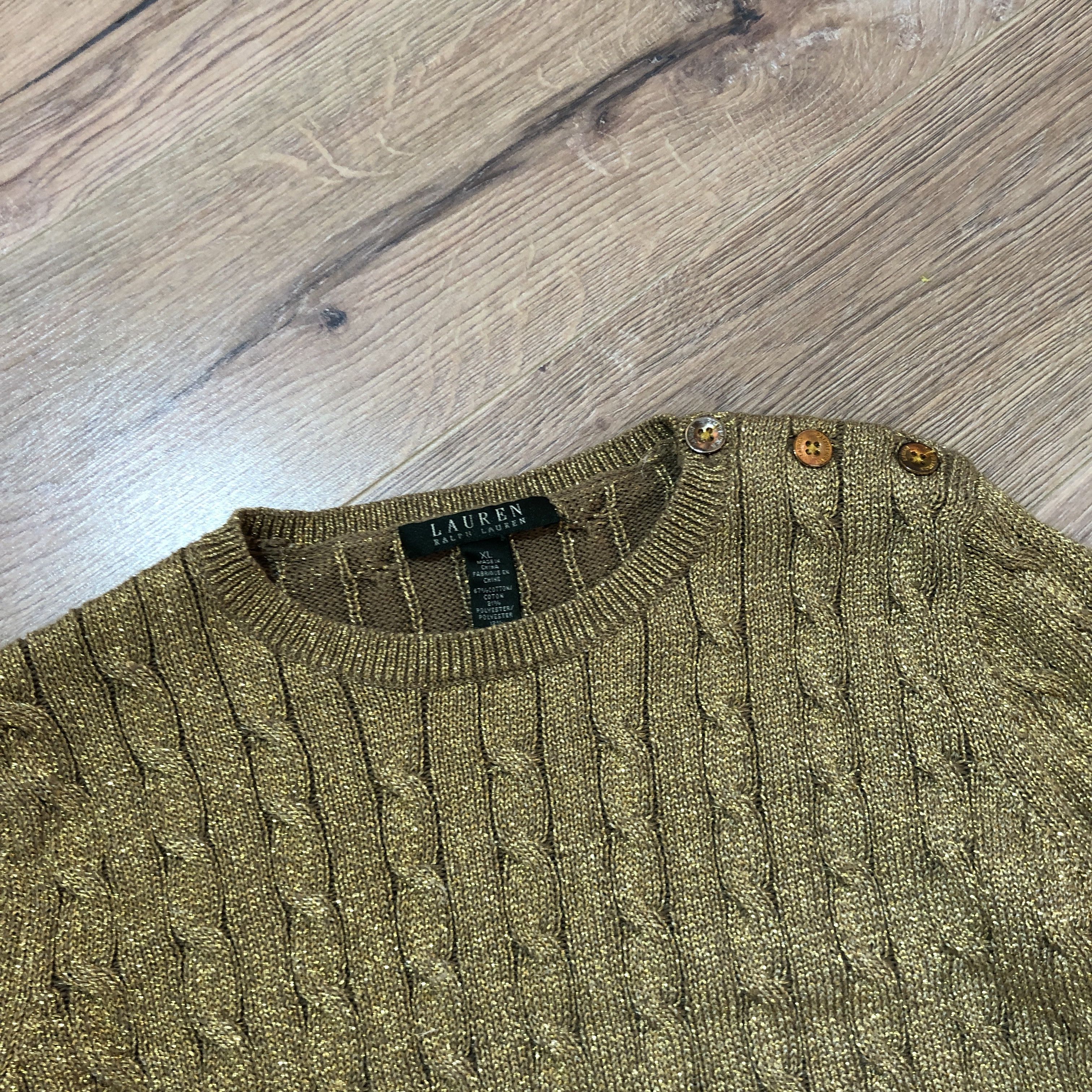 Ralph Lauren Polo Ralph Lauren gold women knitwear streetwear casual Size XL / US 12-14 / IT 48-50 - 8 Thumbnail