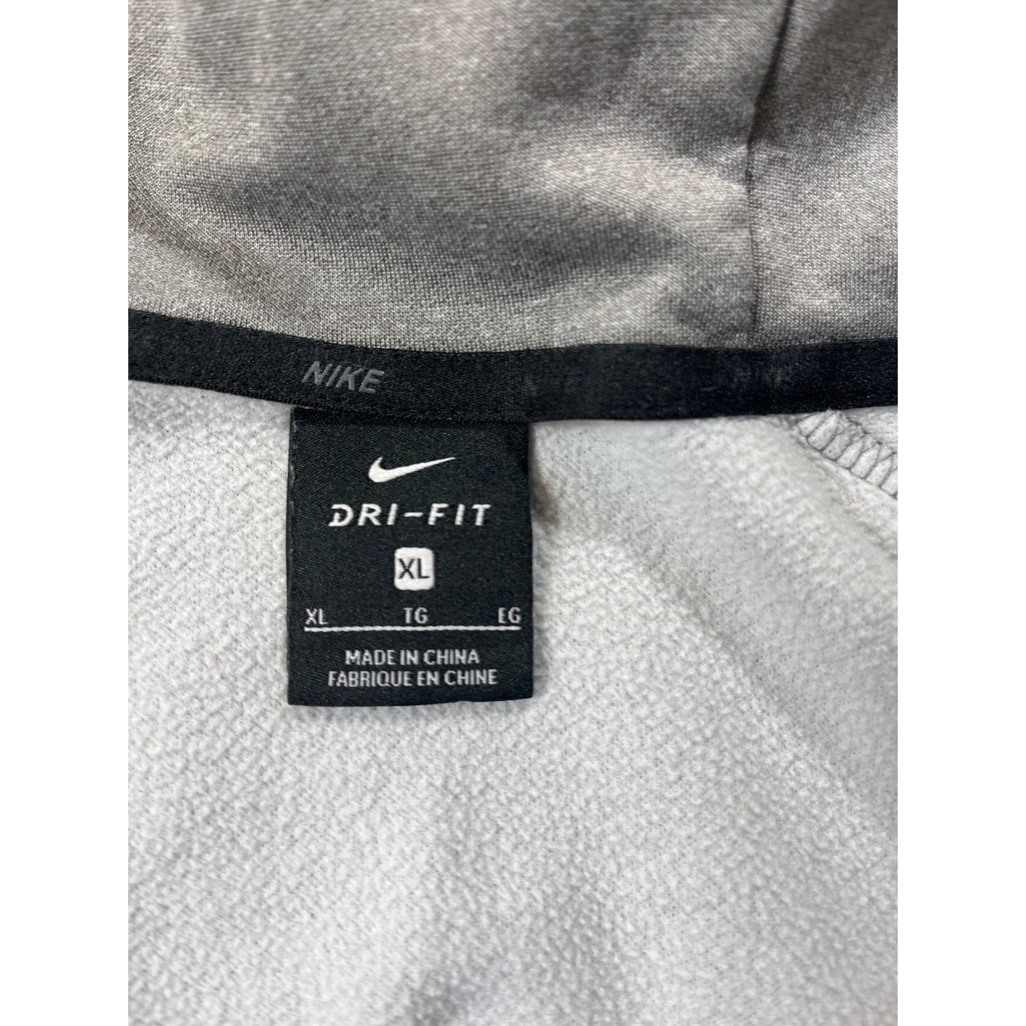 Nike Nike Mens Gray Dri Fit Full Zip Hoodie Size XL SKU 7107 Size US XL / EU 56 / 4 - 9 Thumbnail