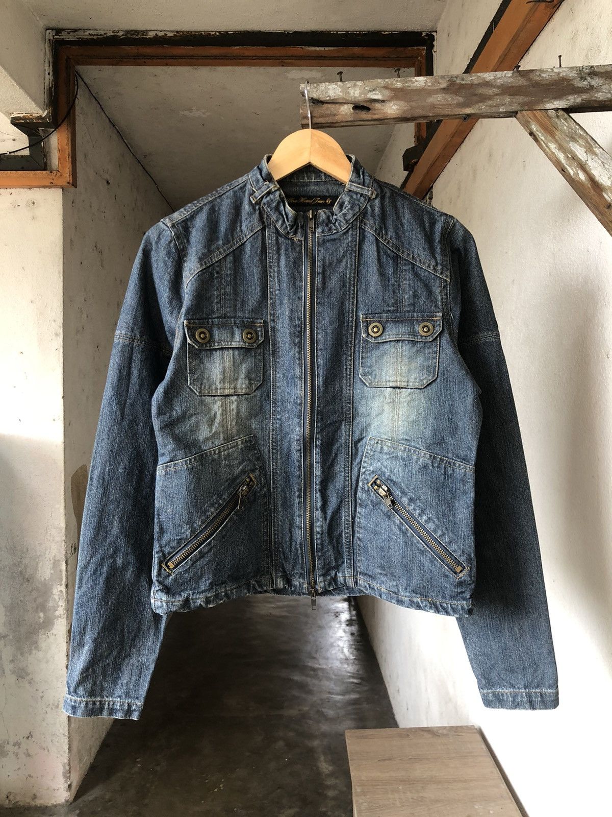 Seditionaries Vintage Slow Hand Jam Denim Jacket Size XS / US 0-2 / IT 36-38 - 1 Thumbnail