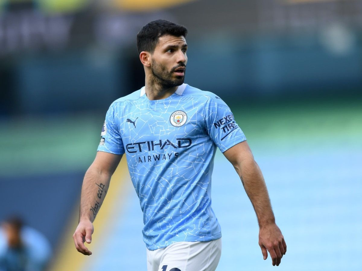 Puma × Vintage MAN CITY PUMA 2020/2021 FOOTBALL HOME JERSEY #10 AGUERO Size US M / EU 48-50 / 2 - 20 Thumbnail