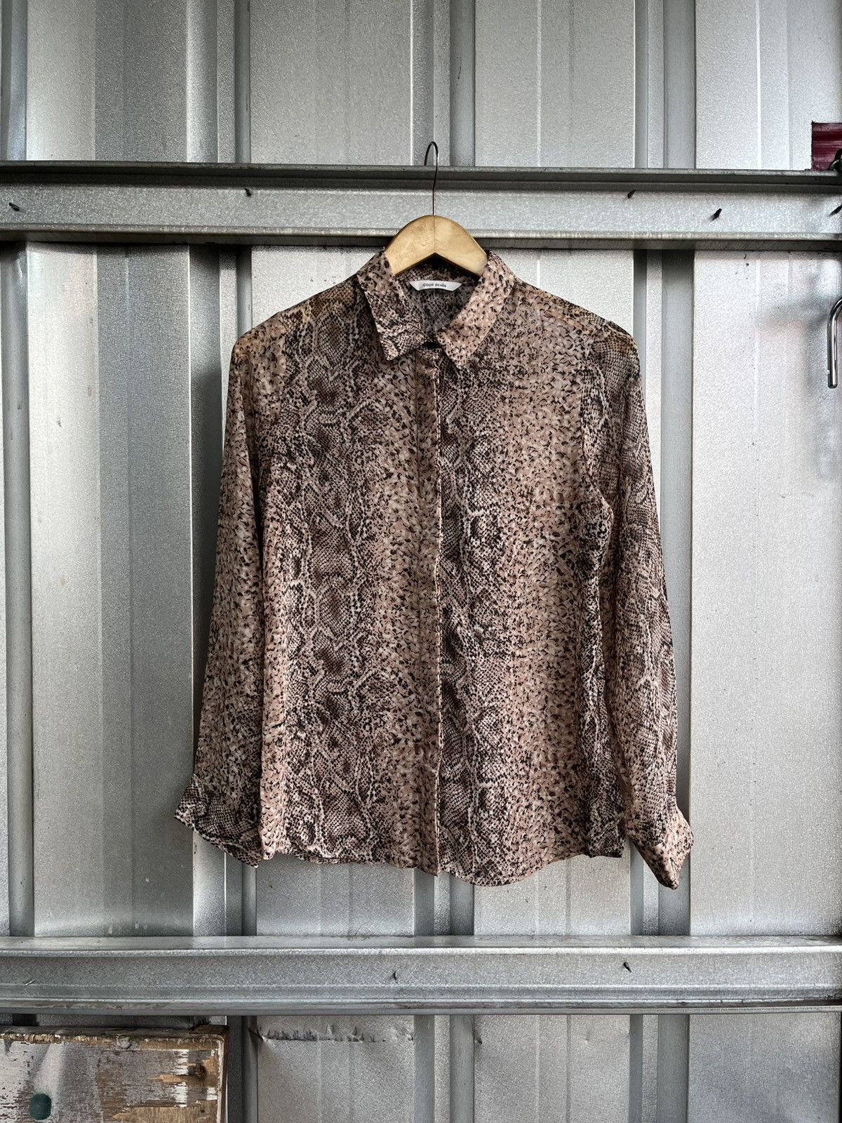 If Six Was Nine y2k style mesh snake skin /hysteric/prada/balenciaga Size S / US 4 / IT 40 - 1 Thumbnail