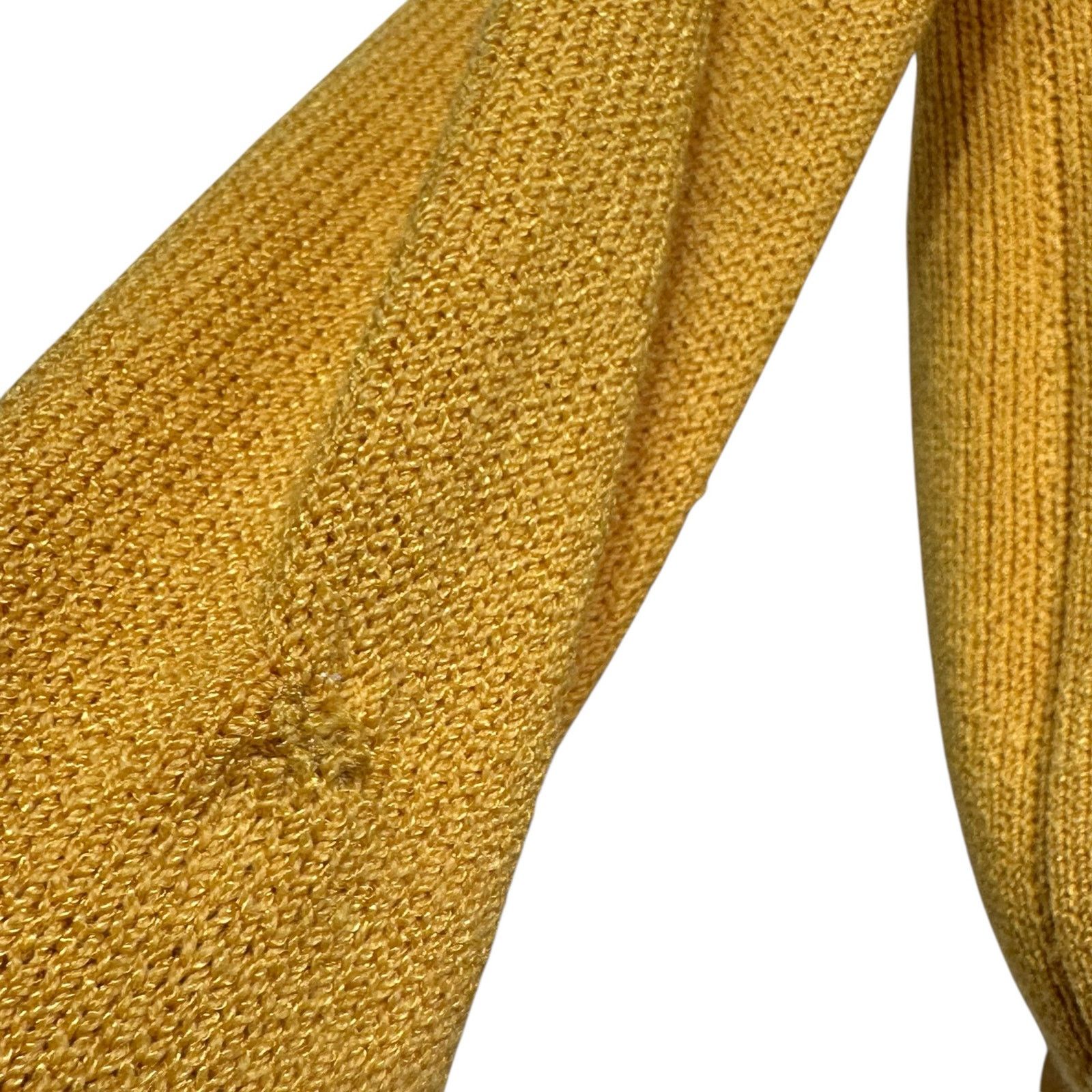 St. John Vintage St John Marie Gray Yellow Knit Cardigan Size 6 Size M / US 6-8 / IT 42-44 - 2 Thumbnail