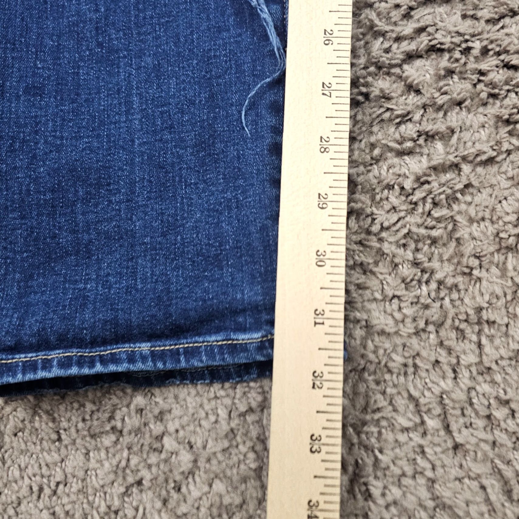 Hudson HUDSON Jeans Men's 38 Skinny Distressed Dark Wash Denim Ace Laurence Blue Size US 35 - 6 Thumbnail