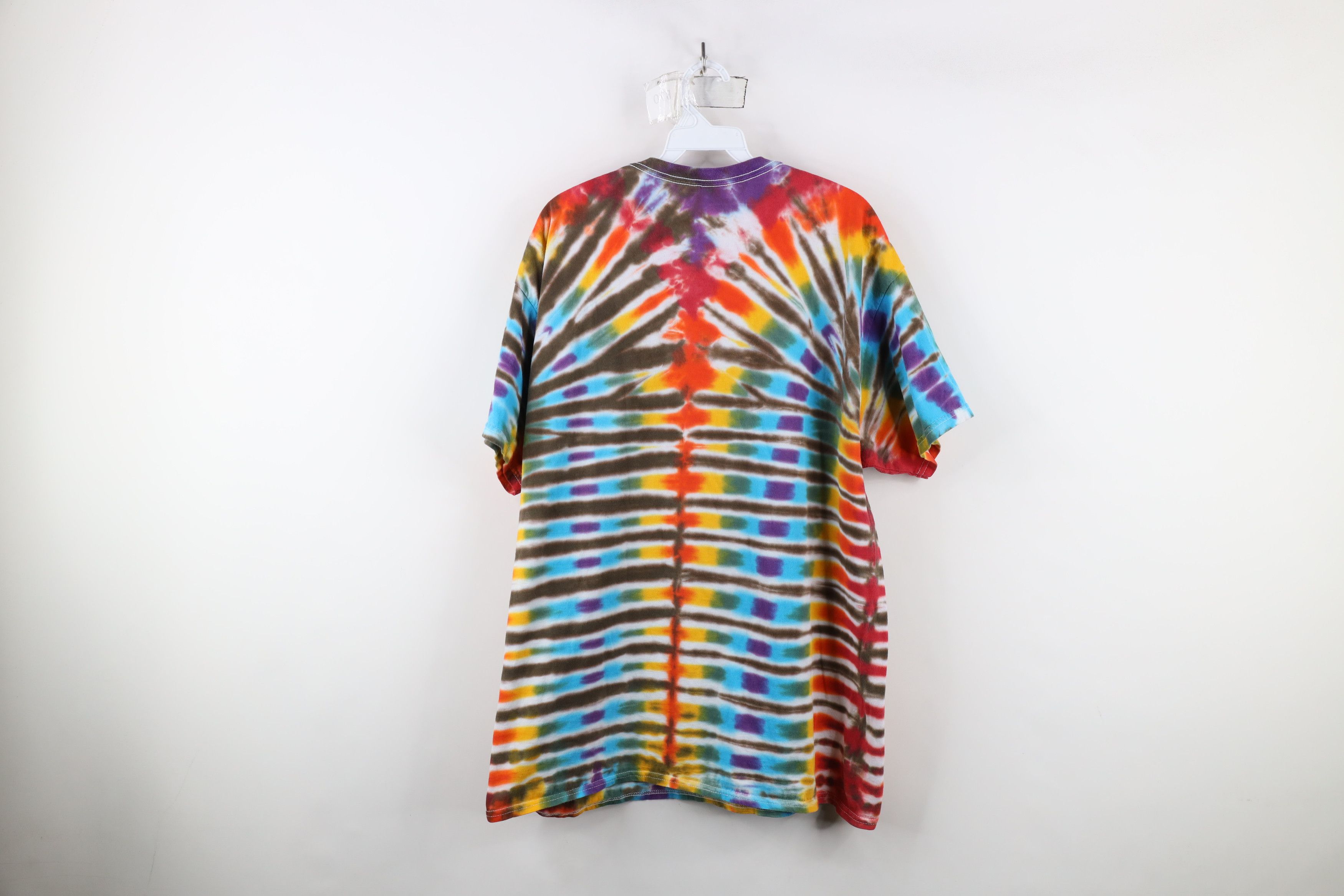 Vintage Vintage 90s Streetwear Dye Acid Wash Short Sleeve T-Shirt Size US XL / EU 56 / 4 - 7 Thumbnail
