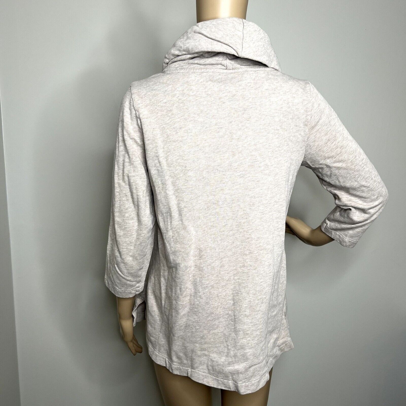 Lands' End Lands' End Beige Cowl Neck Sweater Size XS / US 0-2 / IT 36-38 - 3 Thumbnail