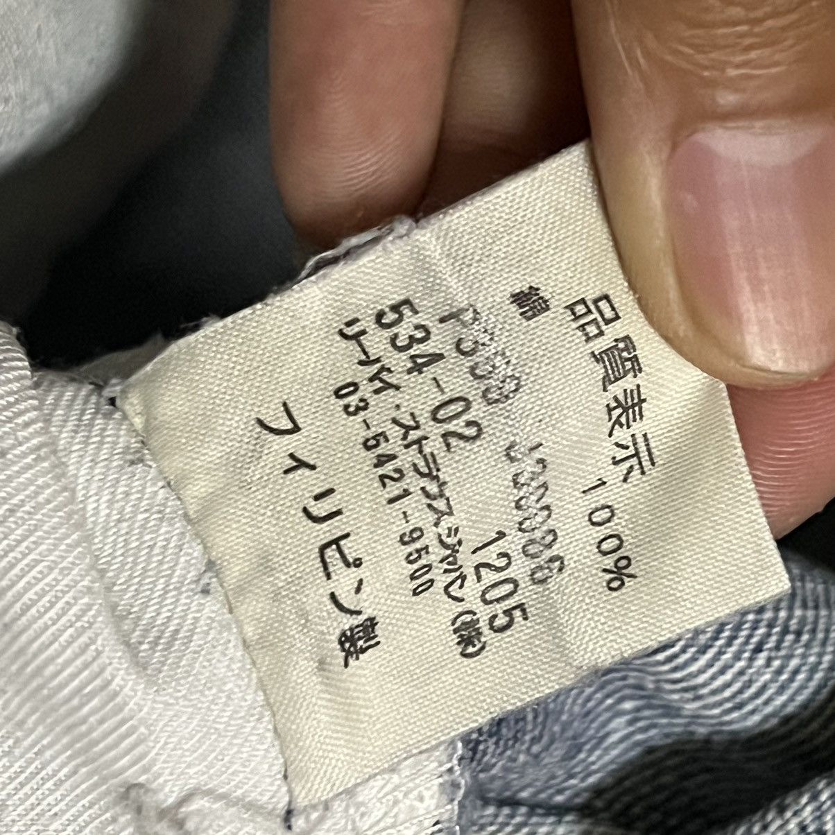 Jean × Levi's × Levi's Vintage Clothing Vintage Levis 534 Distressed Design Denim Jeans Size US 33 - 8 Thumbnail