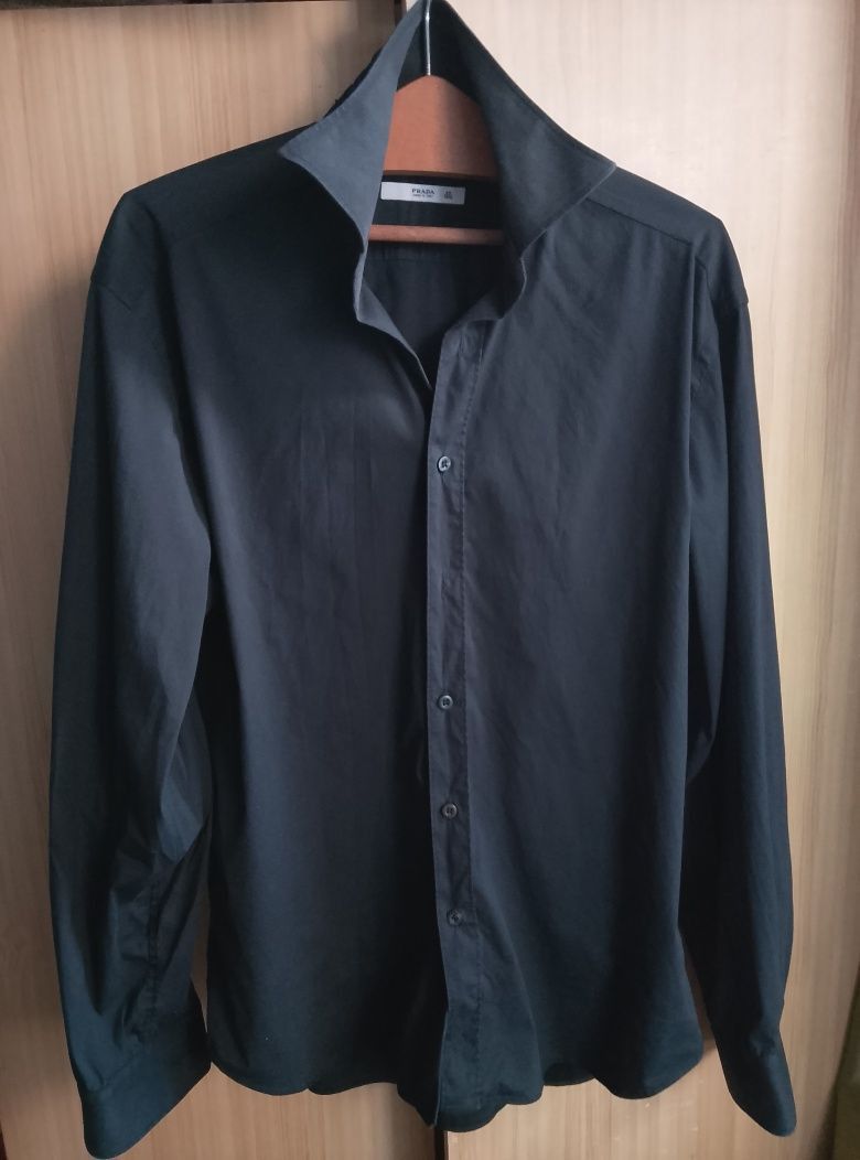Prada Prada Milano Cufflinks Shirt Size US XL / EU 56 / 4 - 1 Thumbnail