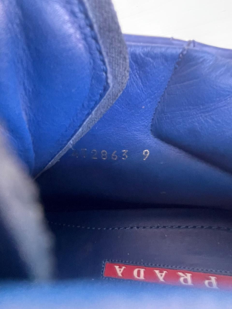 Prada Prada Midnight Blue Hi-Top Trainers Size US 9 / EU 42 - 3 Thumbnail