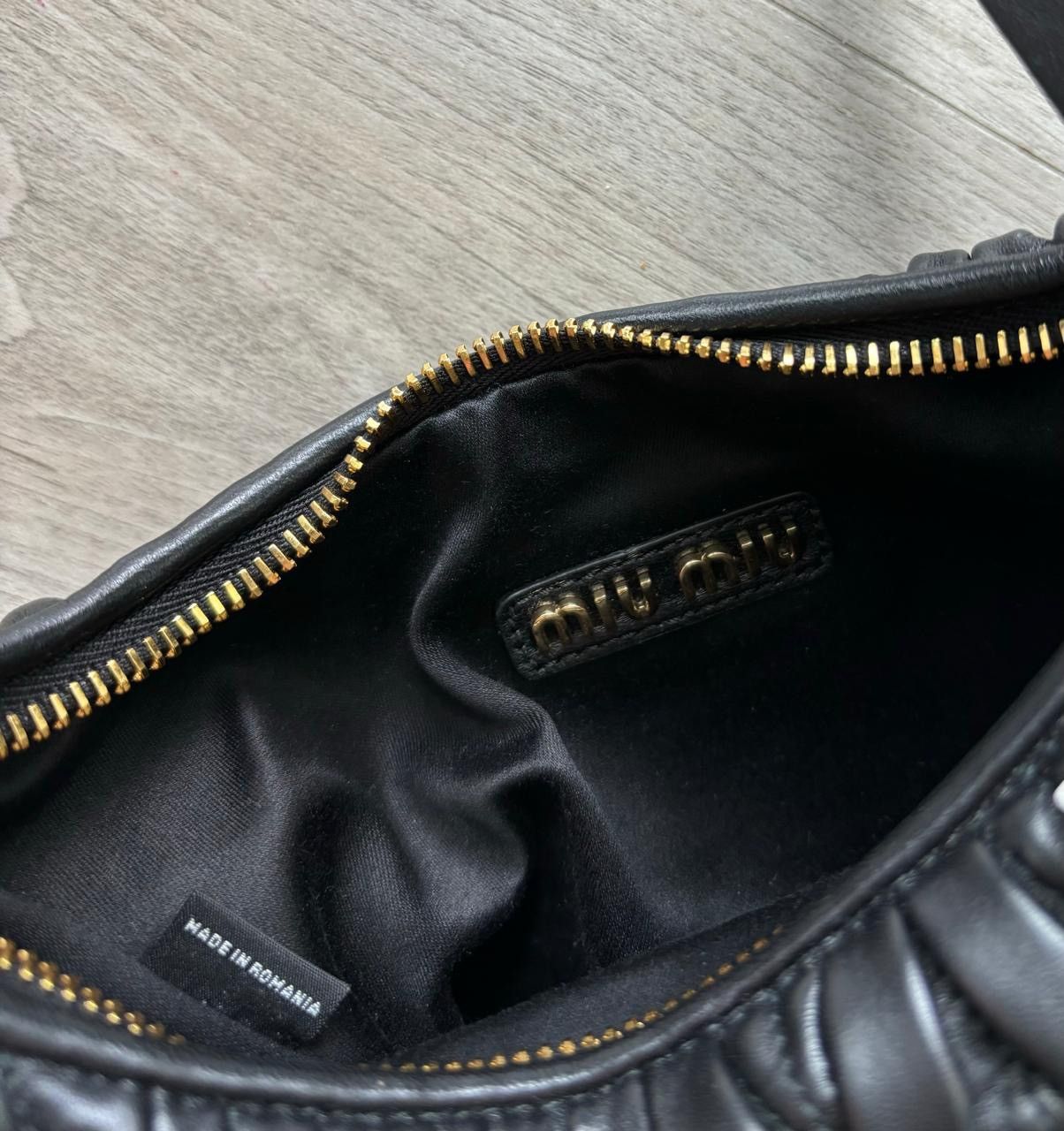 Miu Miu Miu Miu Small Wander matelassé nappa leather hobo bag Size ONE SIZE - 5 Thumbnail