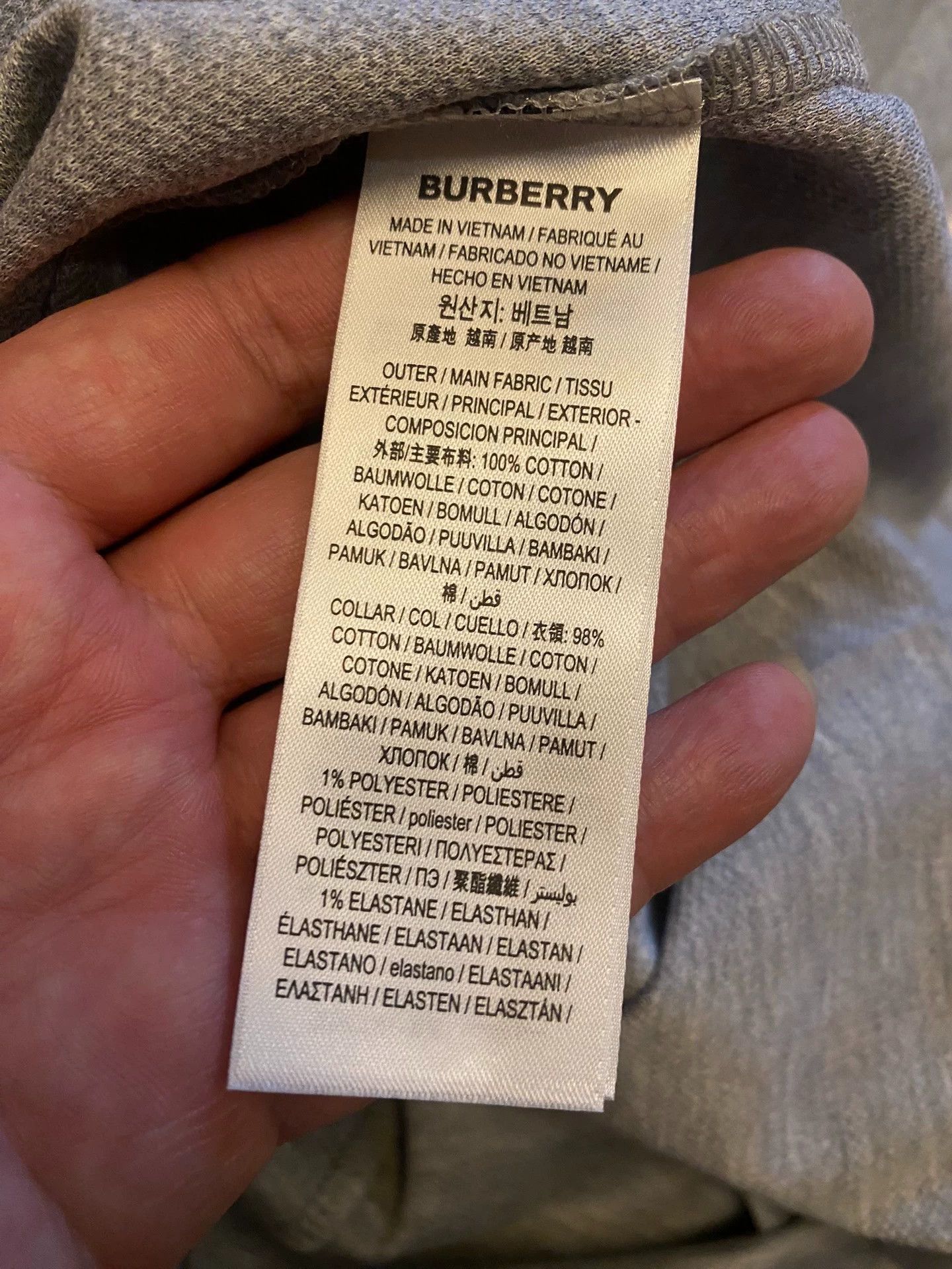 Burberry Burberry Men's Logo Polo Short Sleeve M Size US M / EU 48-50 / 2 - 8 Thumbnail