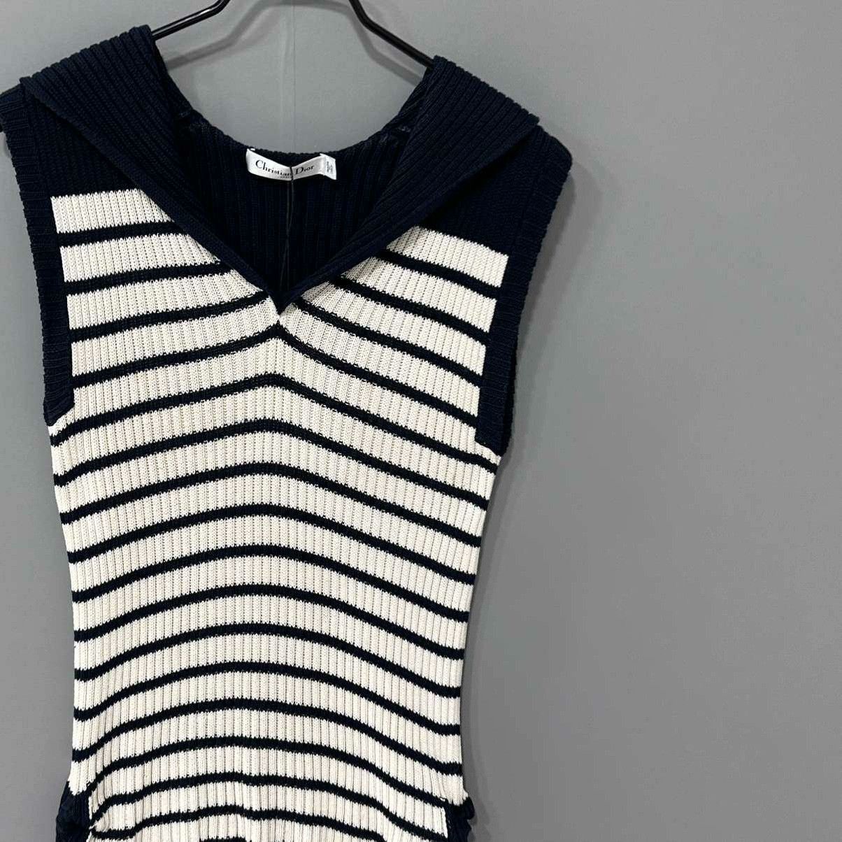Dior Dior Retro Striped Sweater it_40 Women Size S / US 4 / IT 40 - 1 Thumbnail
