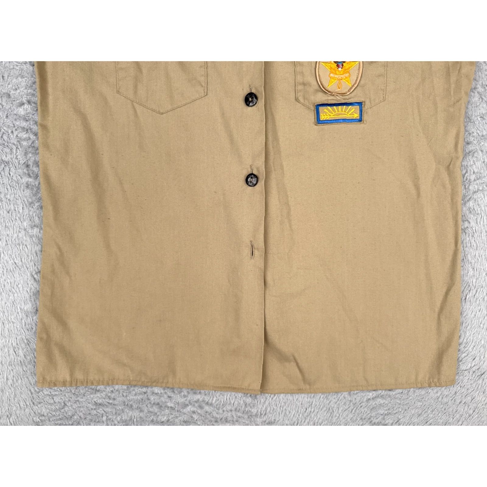 Vintage VINTAGE Boy Scouts of America Shirt Women Medium Beige Short Sleeve Arizona USA Adult M Beige Shirt Boys Scouts 90s Womens Size M / US 6-8 / IT 42-44 - 6 Thumbnail