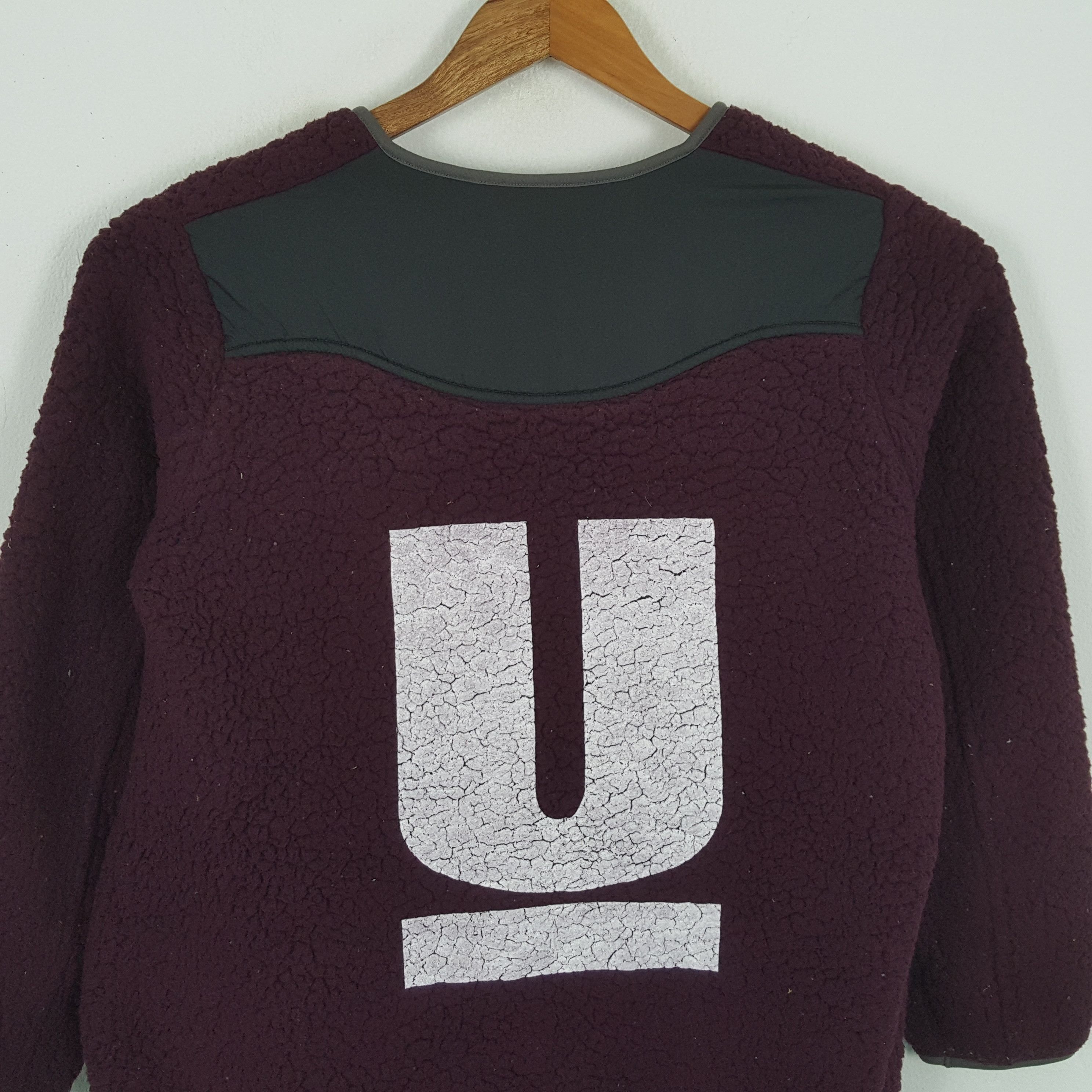 Japanese Brand × Undercover × Uniqlo Vintage UNDERCOVER x Japanese Brand Logo Sherpa Jacket Size US M / EU 48-50 / 2 - 2 Thumbnail