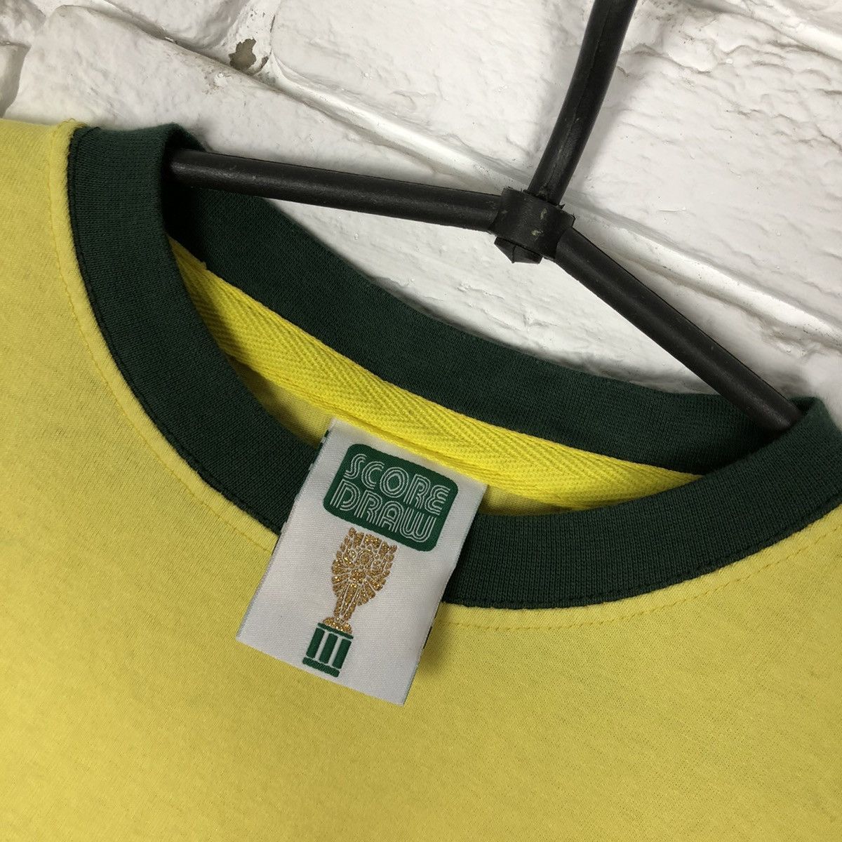 Other Brazil National Team retro copy jersey draw score Size US M / EU 48-50 / 2 - 5 Thumbnail