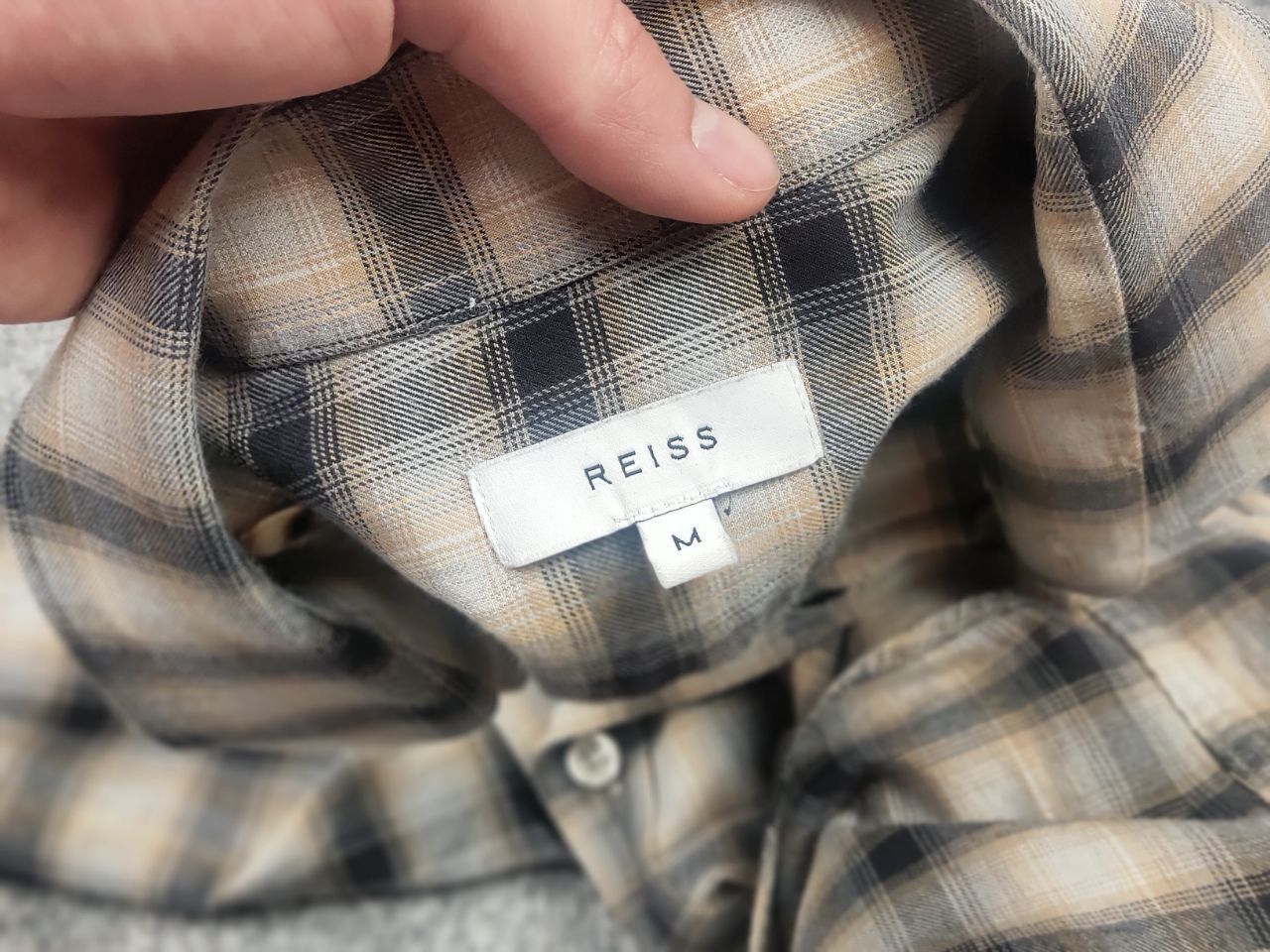 Reiss Reiss Plaid Check casual Button Shirt Long sleeve Flannel Size US M / EU 48-50 / 2 - 12 Thumbnail